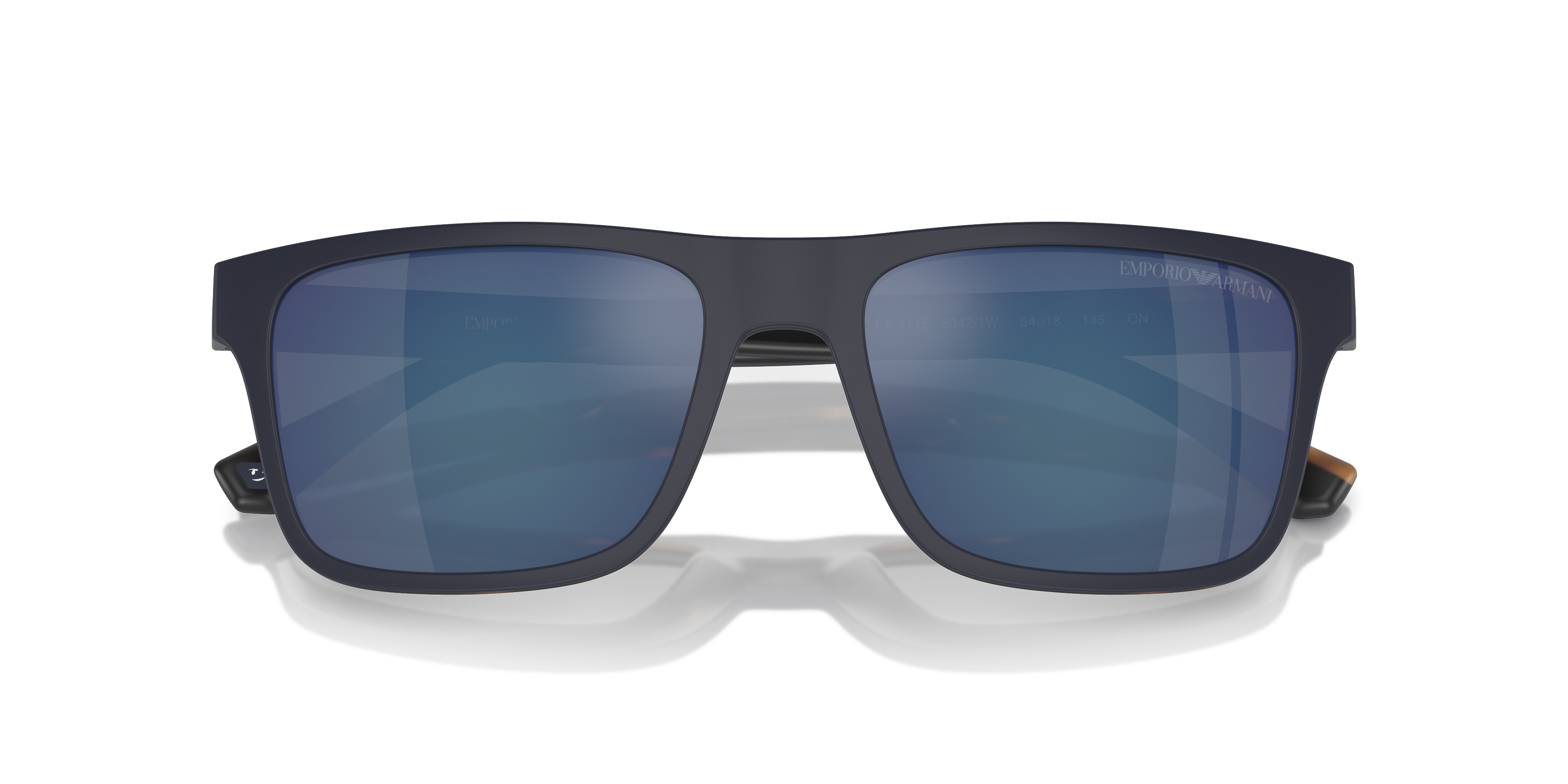 Occhiali da vista con clip-on Emporio Armani EA4115 50891W Havana opaco