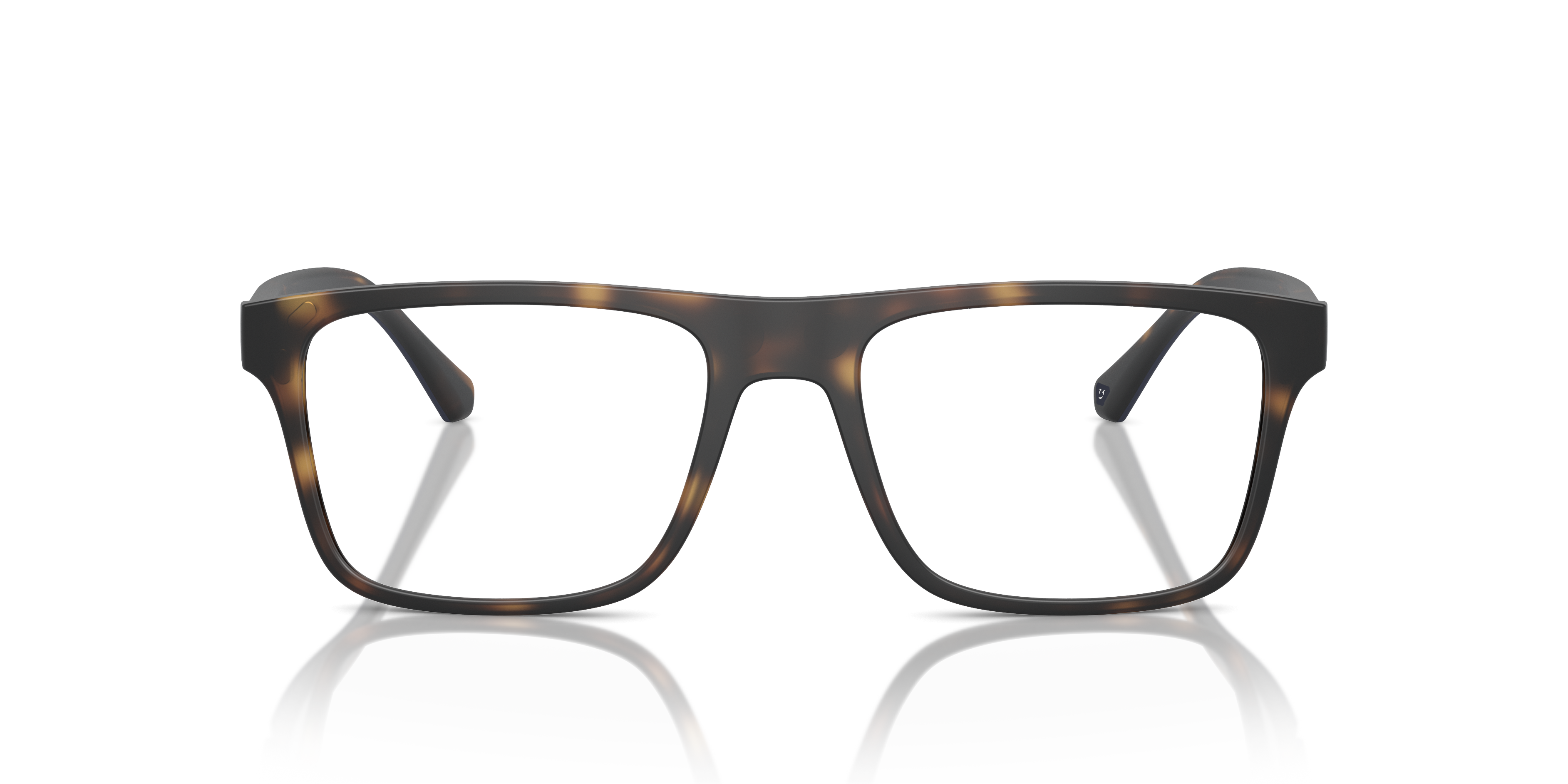 Occhiali da vista con clip-on Emporio Armani EA4115 50891W Havana opaco