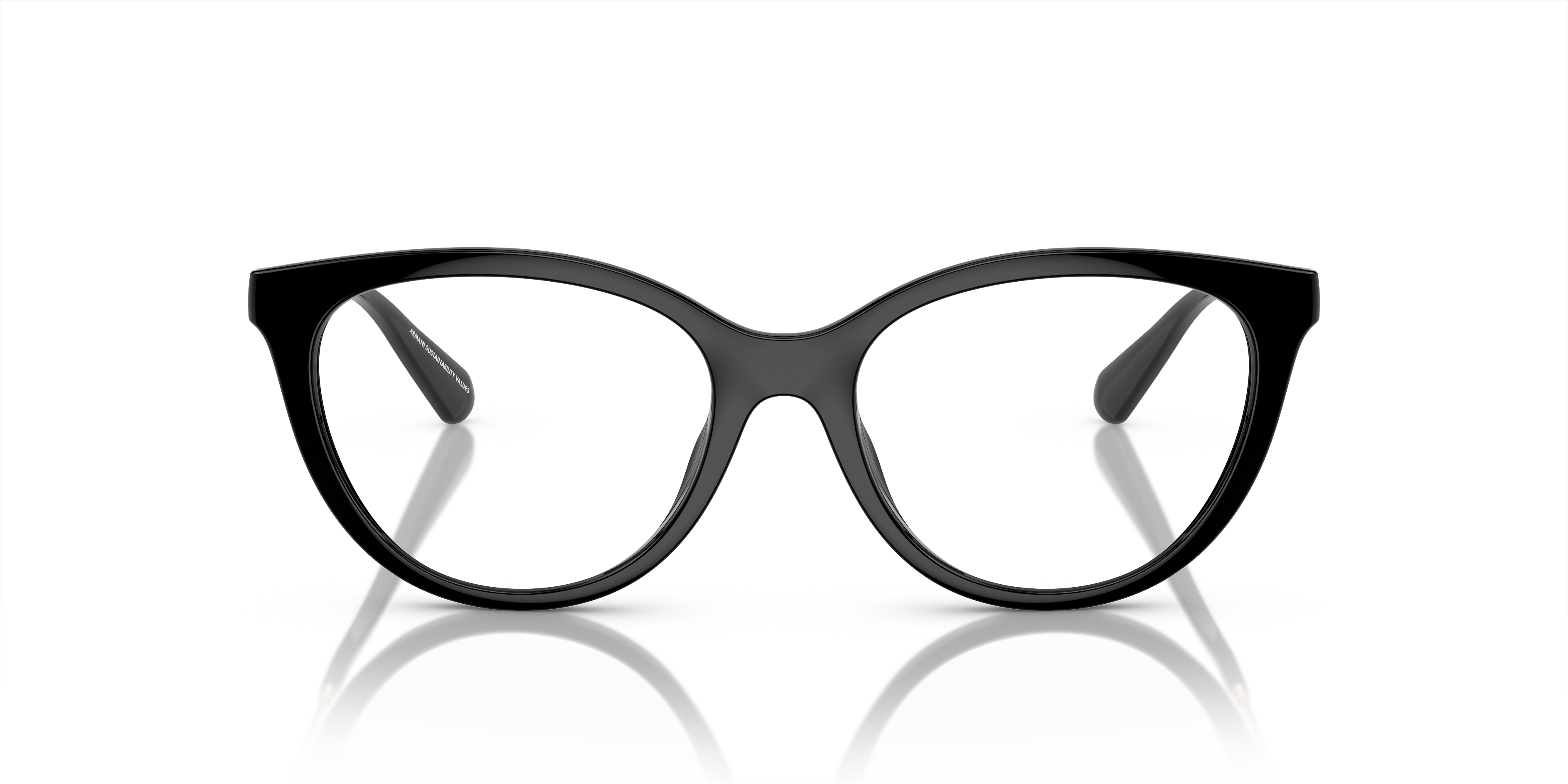Occhiali da vista con clip-on Emporio Armani EA4213U 50171W Nero lucido