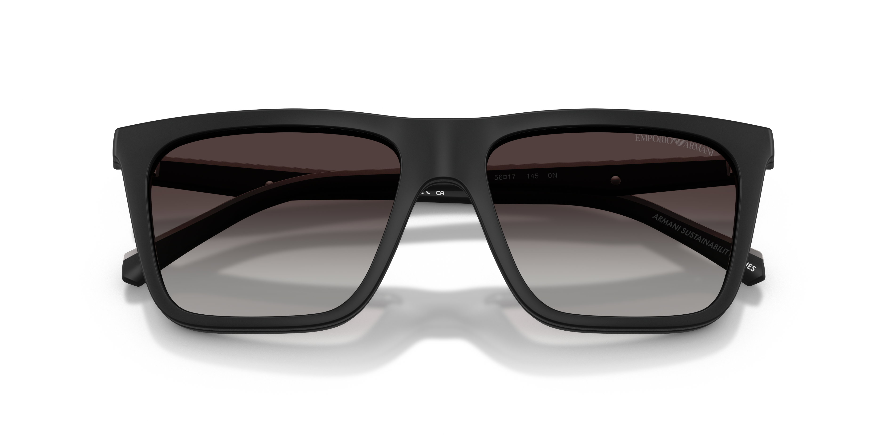Occhiali da vista con clip-on Emporio Armani EA4258 50011W Nero opaco