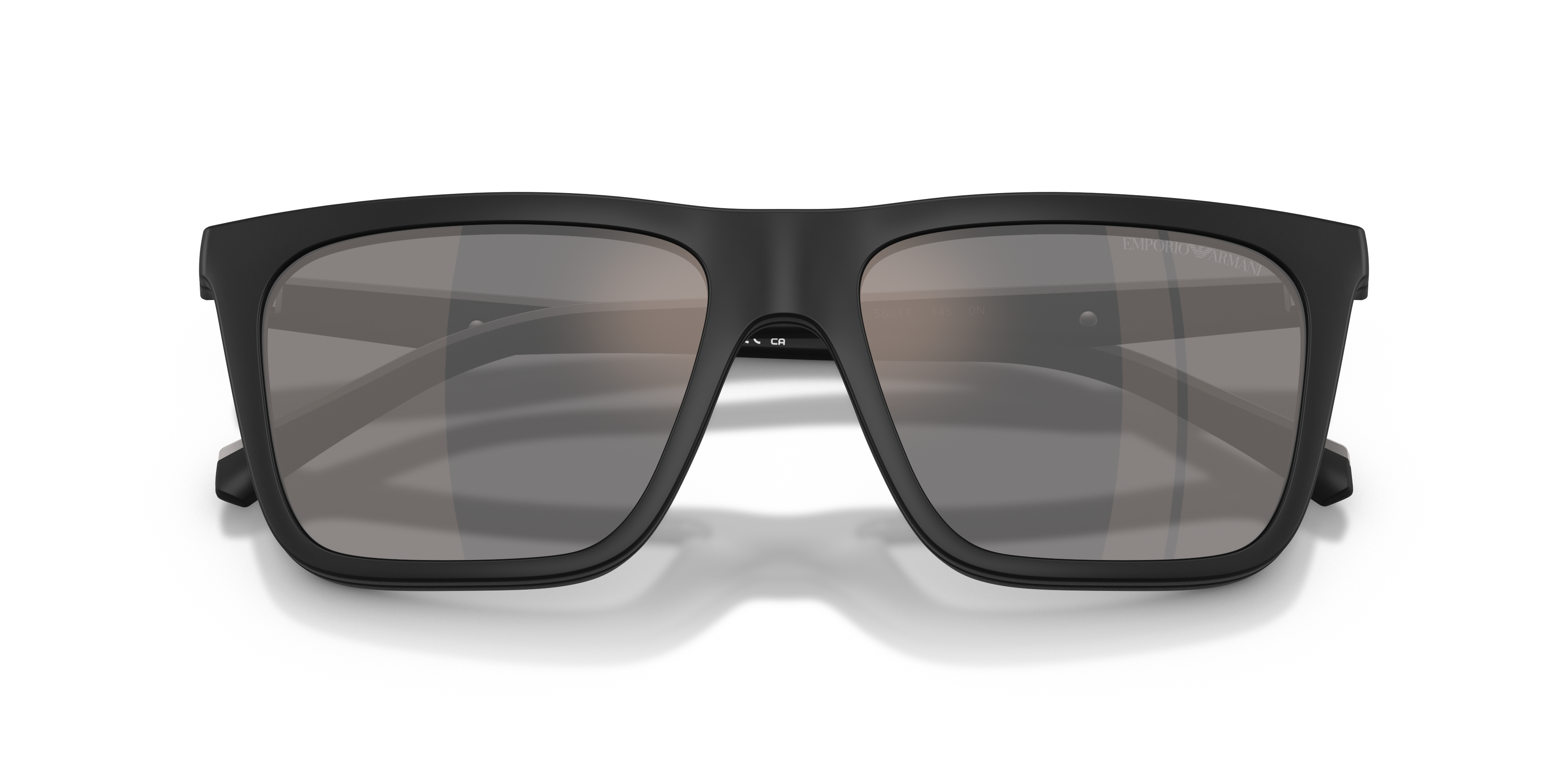 Occhiali da vista con clip-on Emporio Armani EA4258 50011W Nero opaco