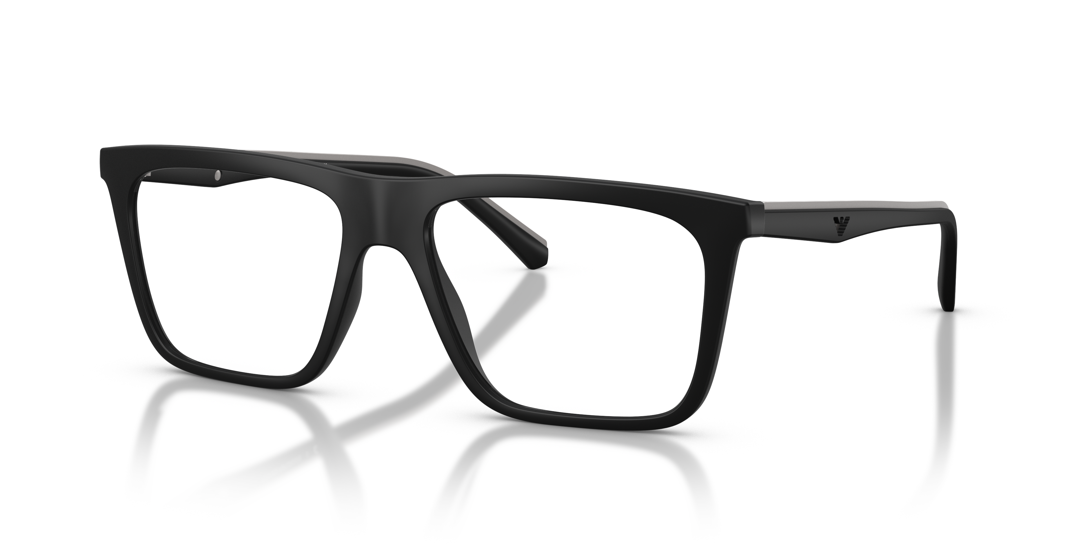 Occhiali da vista con clip-on Emporio Armani EA4258 50011W Nero opaco