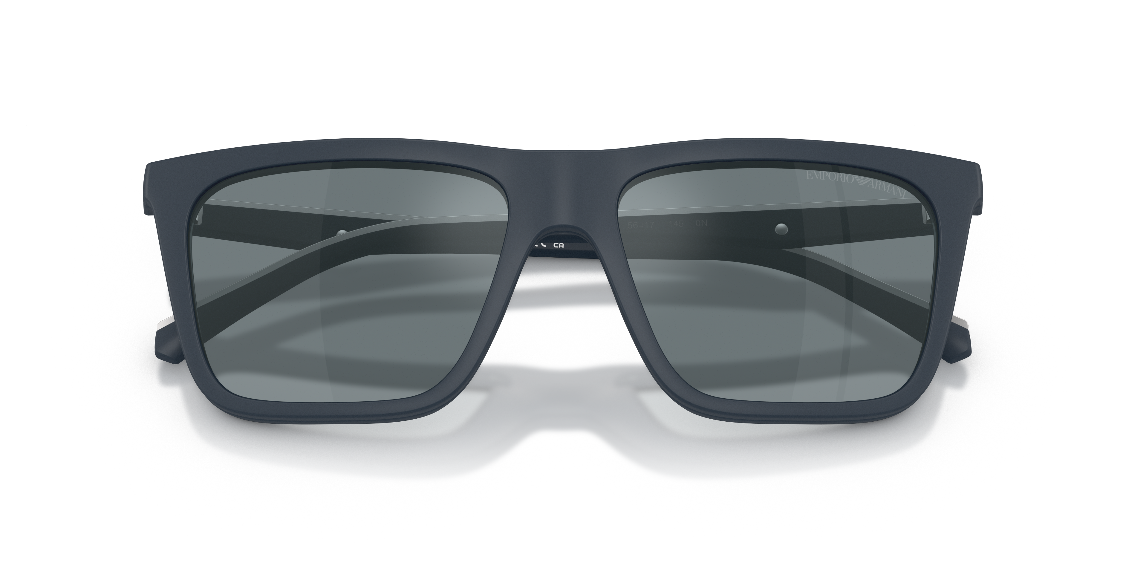 Occhiali da vista con clip-on Emporio Armani EA4258 50881W Blu opaco