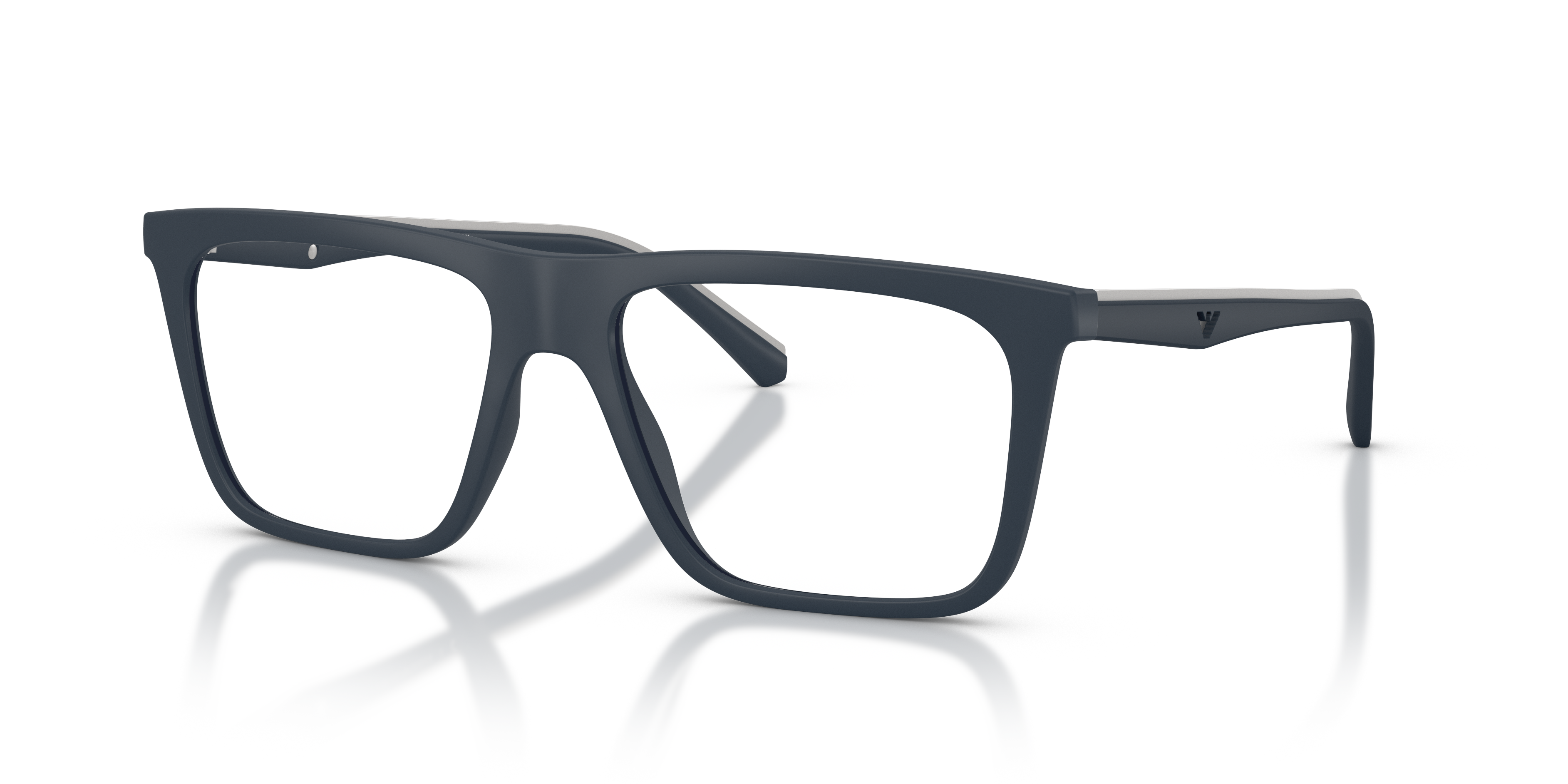 Occhiali da vista con clip-on Emporio Armani EA4258 50881W Blu opaco