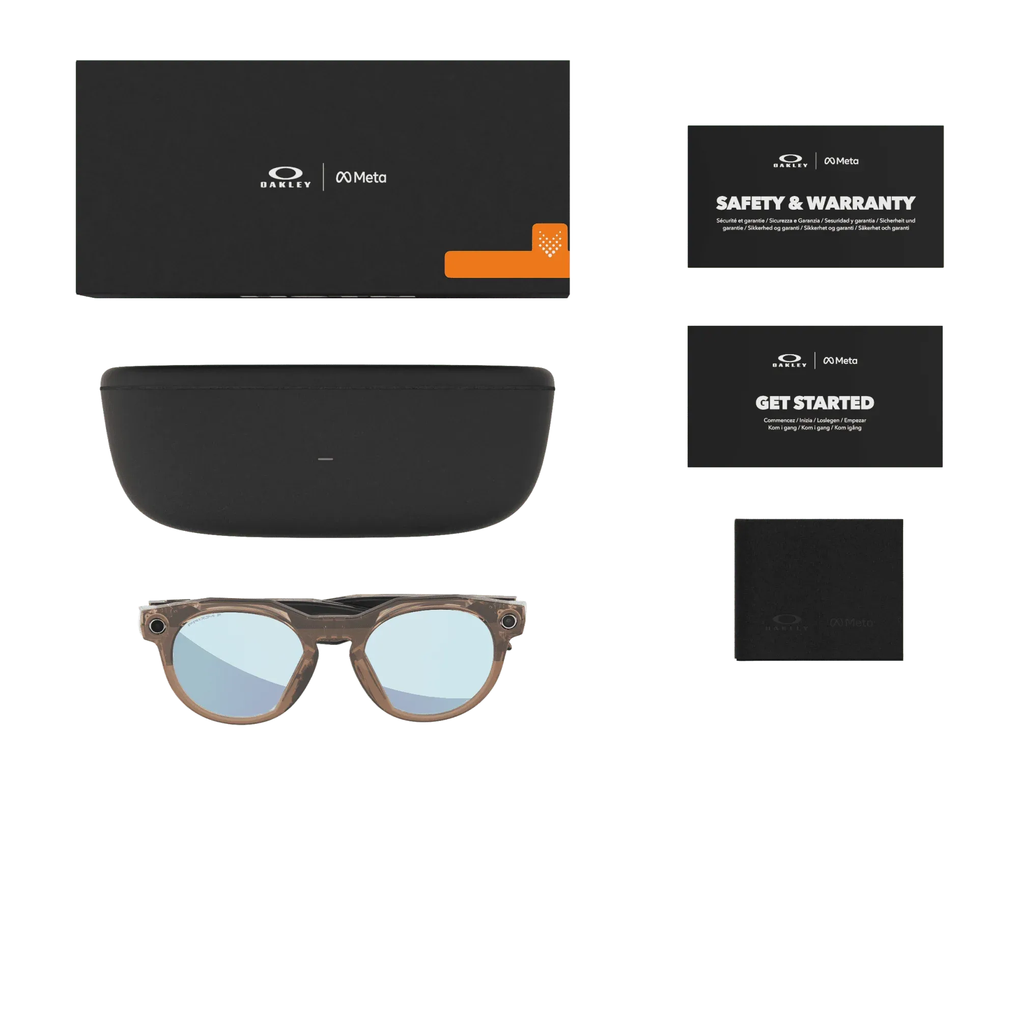 Oakley Meta OW8002 HSTN 800206 Marrone fumo