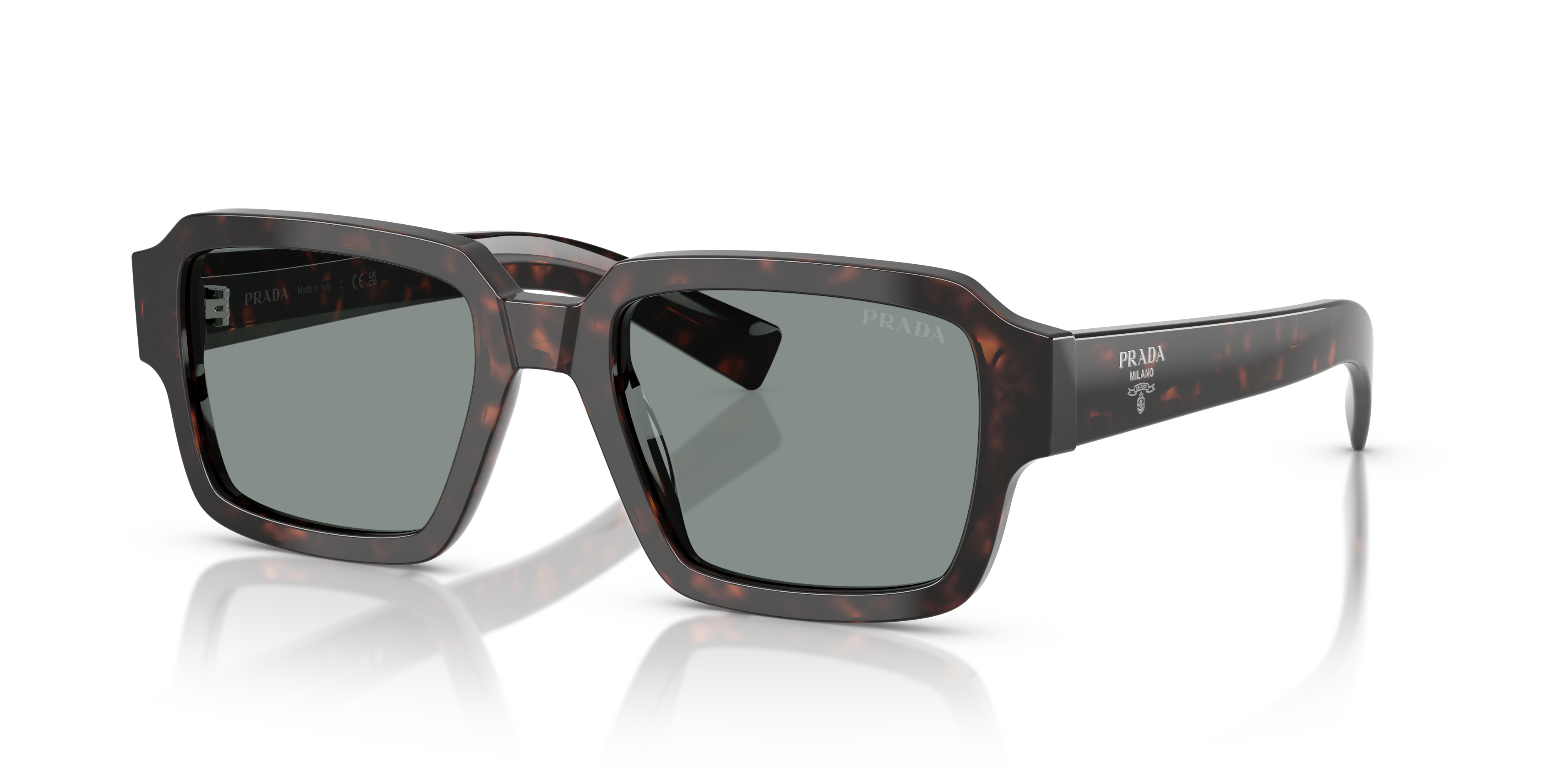 Occhiali da sole da uomo Prada PR 02ZS 17N20N Root tartarugato