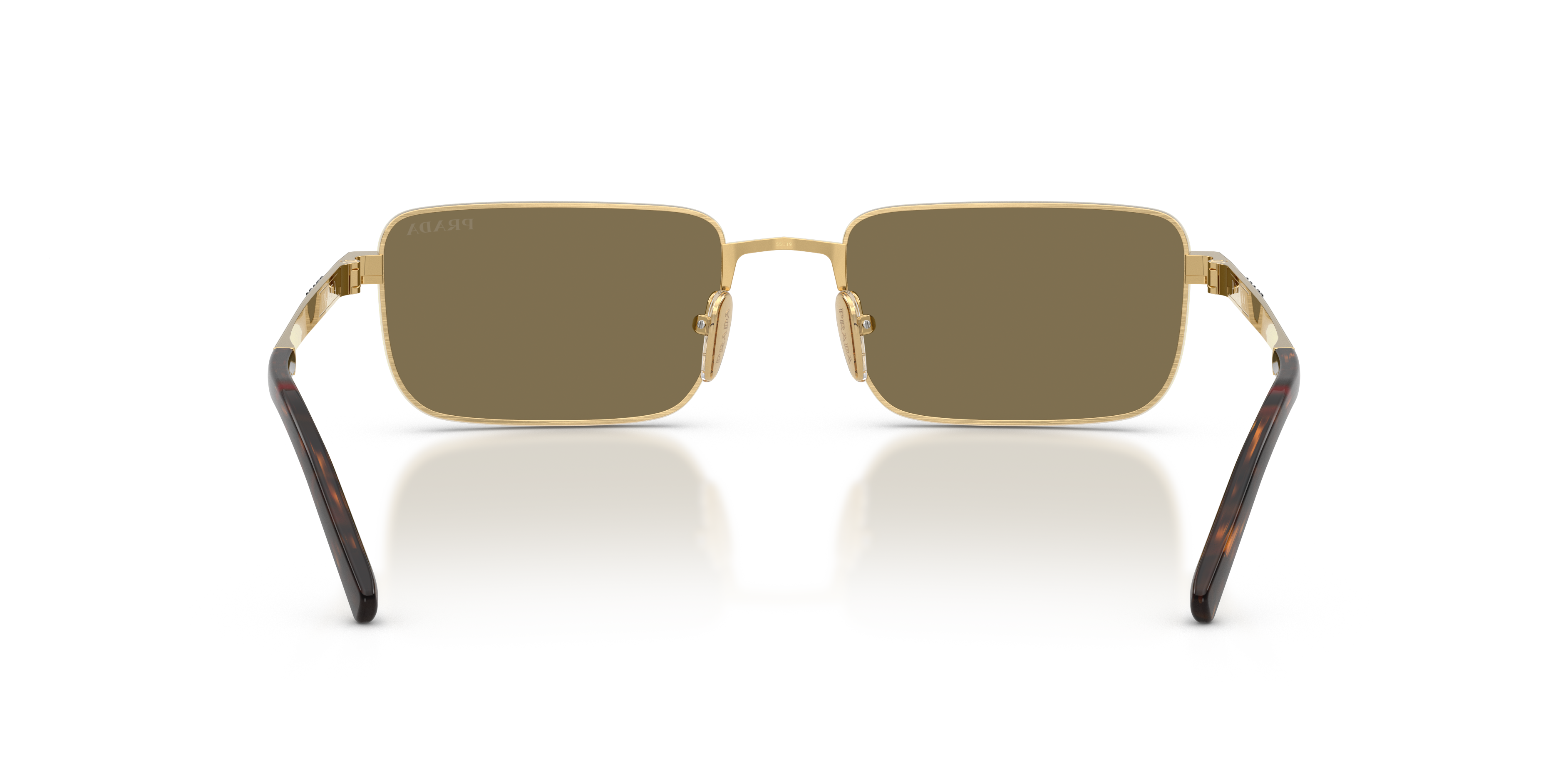 Occhiali da sole da uomo Prada PR D54S 24J90F Oro satinato