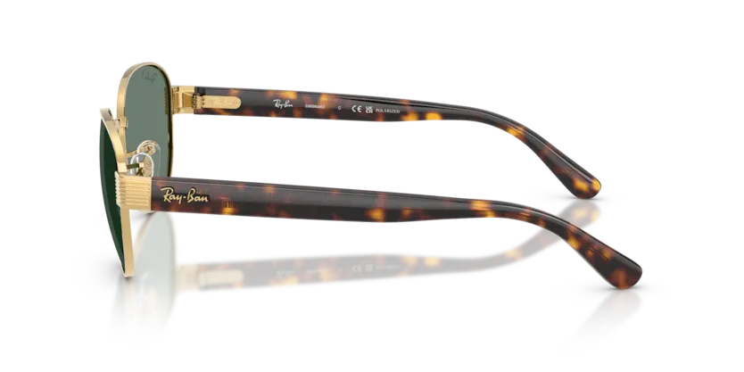 Ray-Ban RB3766CH 001/O9 Gold Arista Sunglasses