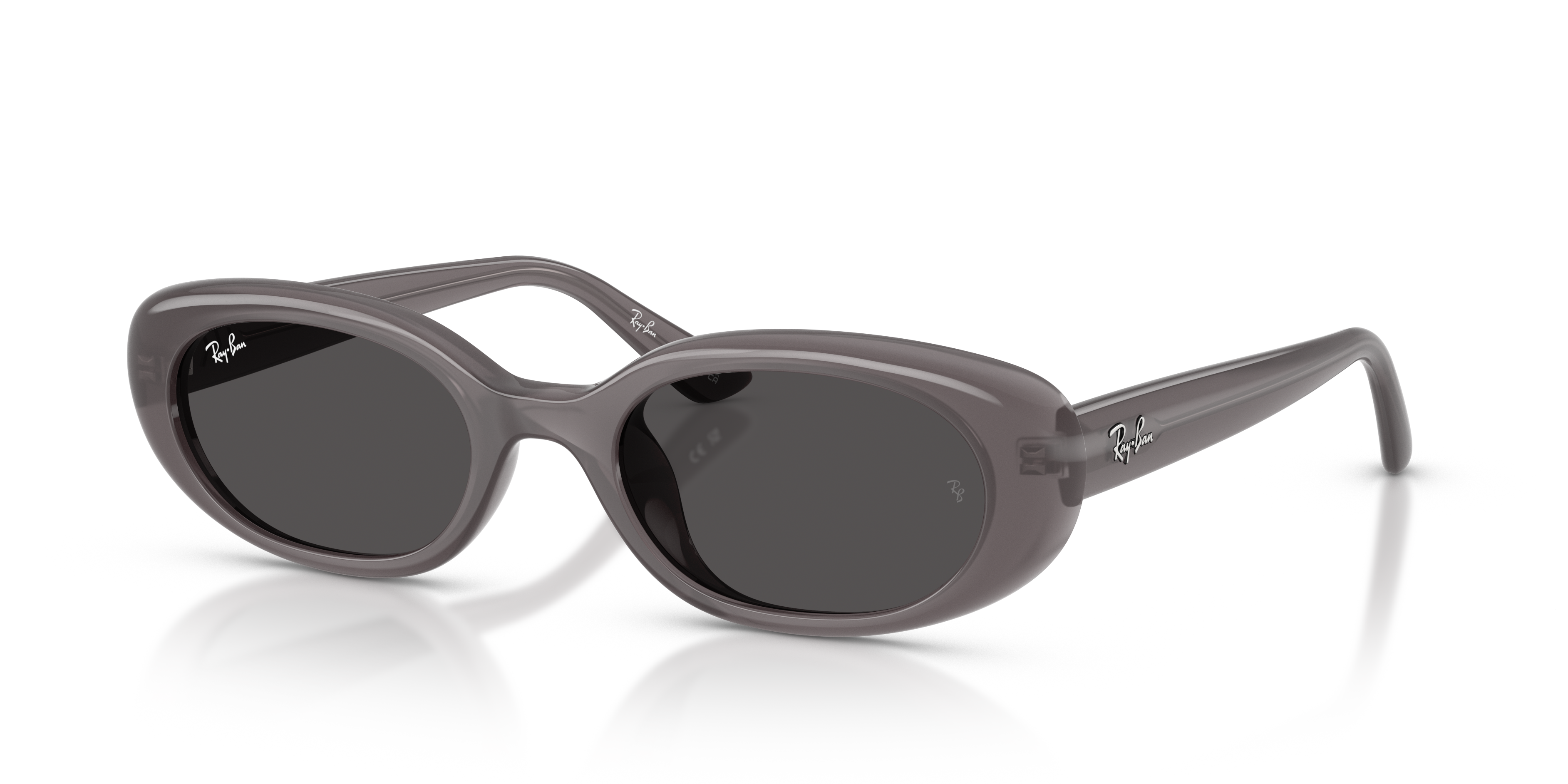 Occhiali da sole unisex RB4441D 677787 Grigio scuro trasparente