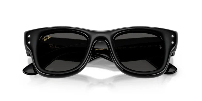 Ray-Ban Puffer Sunglasses with Rhinestones RB4940B 686487