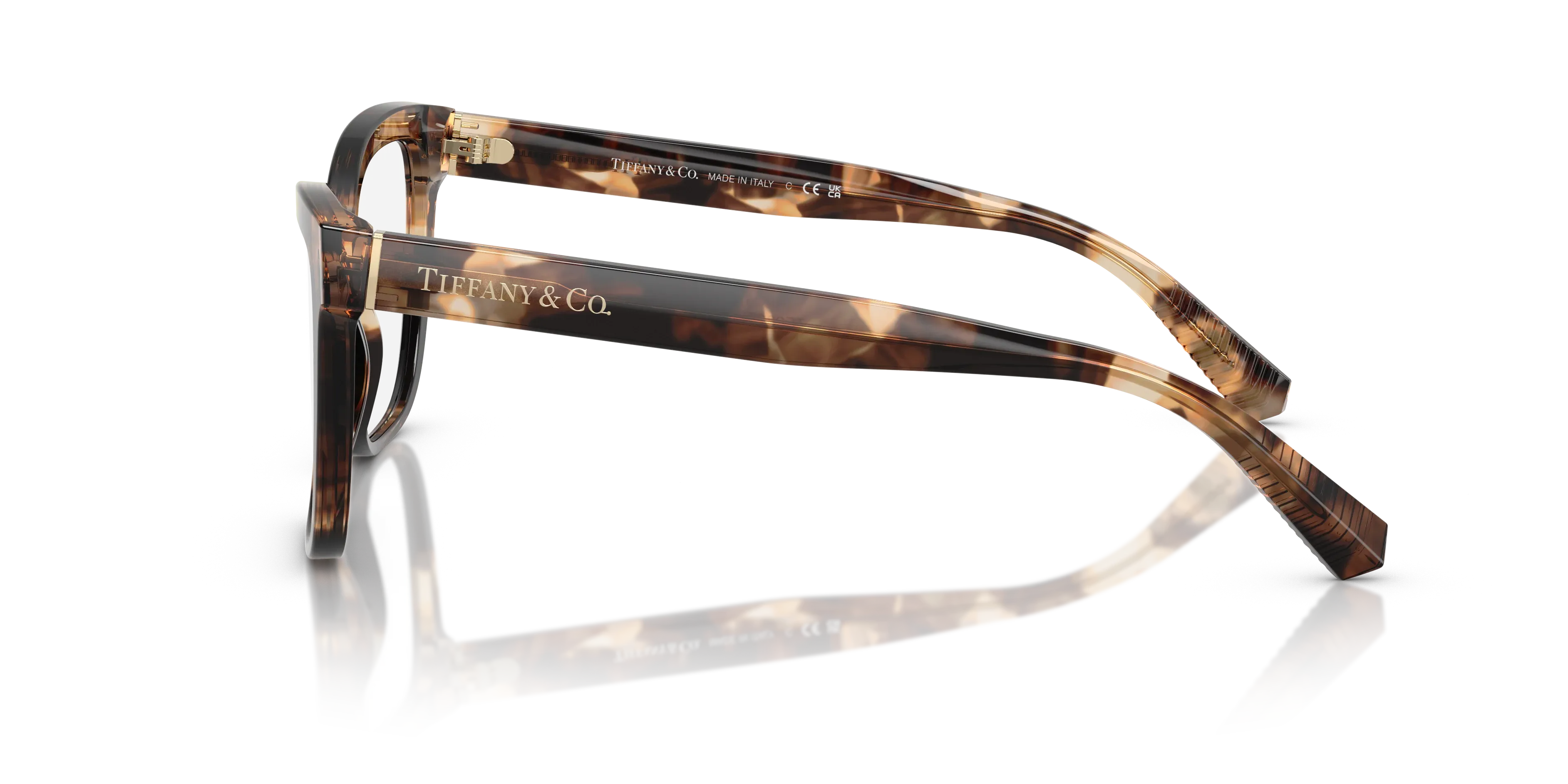 Occhiali da vista Tiffany & Co. TF2260 8421 Havana marrone effetto maculato