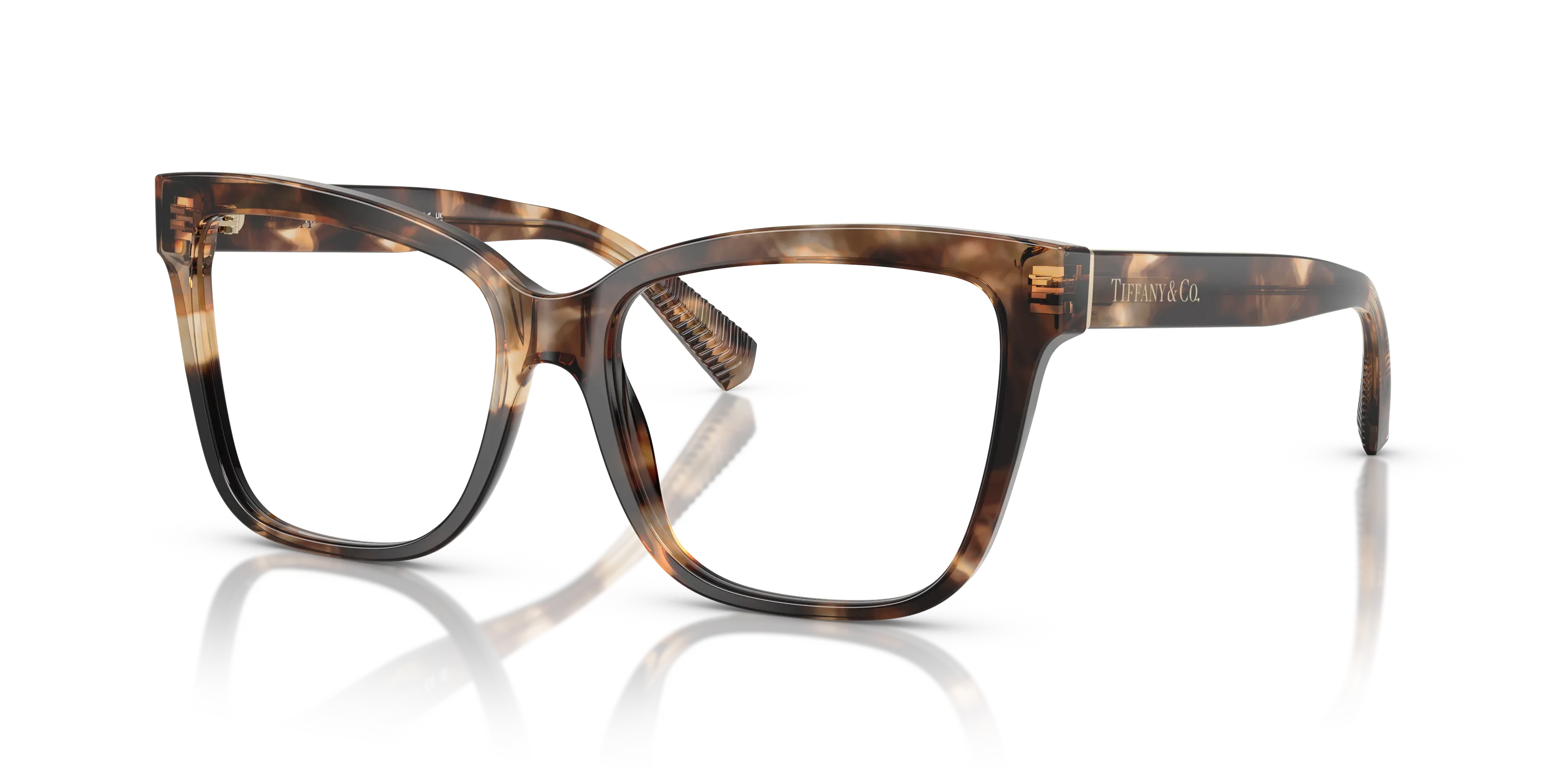 Occhiali da vista Tiffany & Co. TF2260 8421 Havana marrone effetto maculato