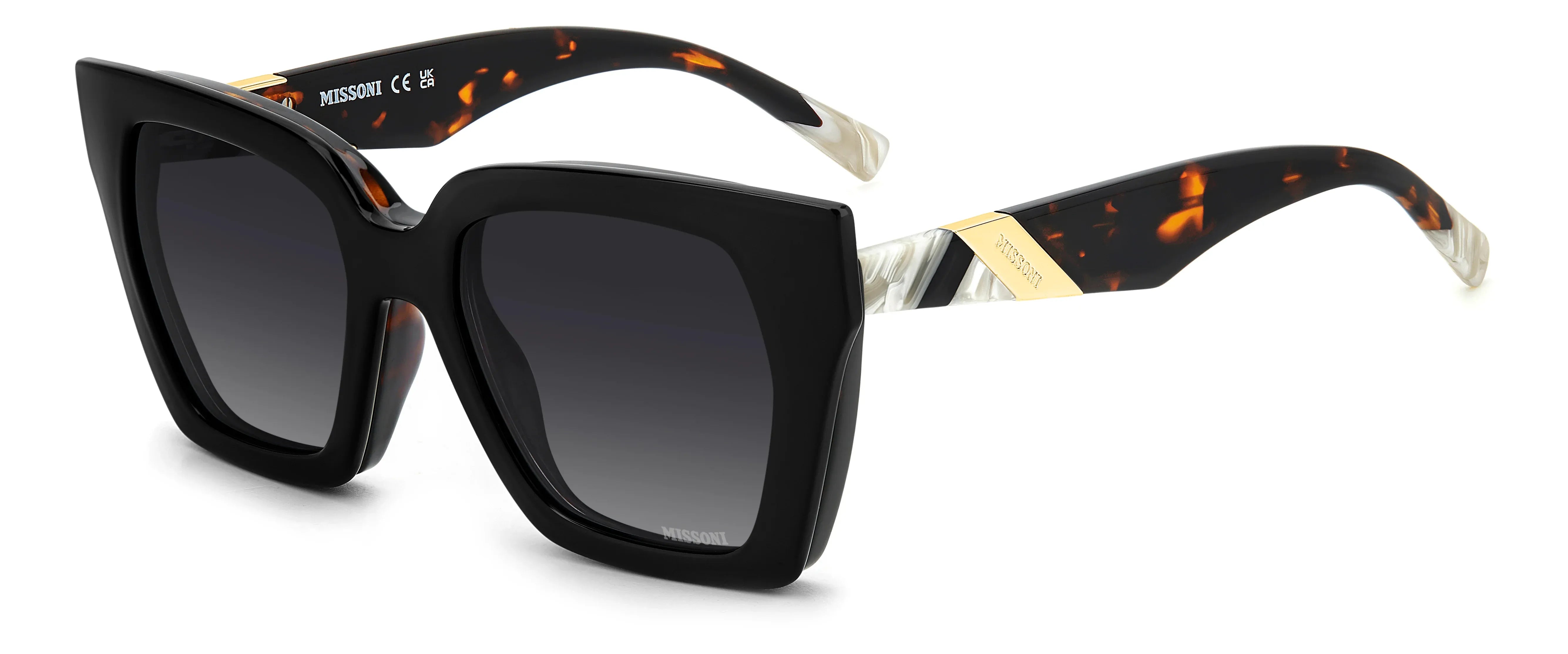 Occhiali da vista con doppio clip on da sole Missoni MIS 0222/C2 086 LA