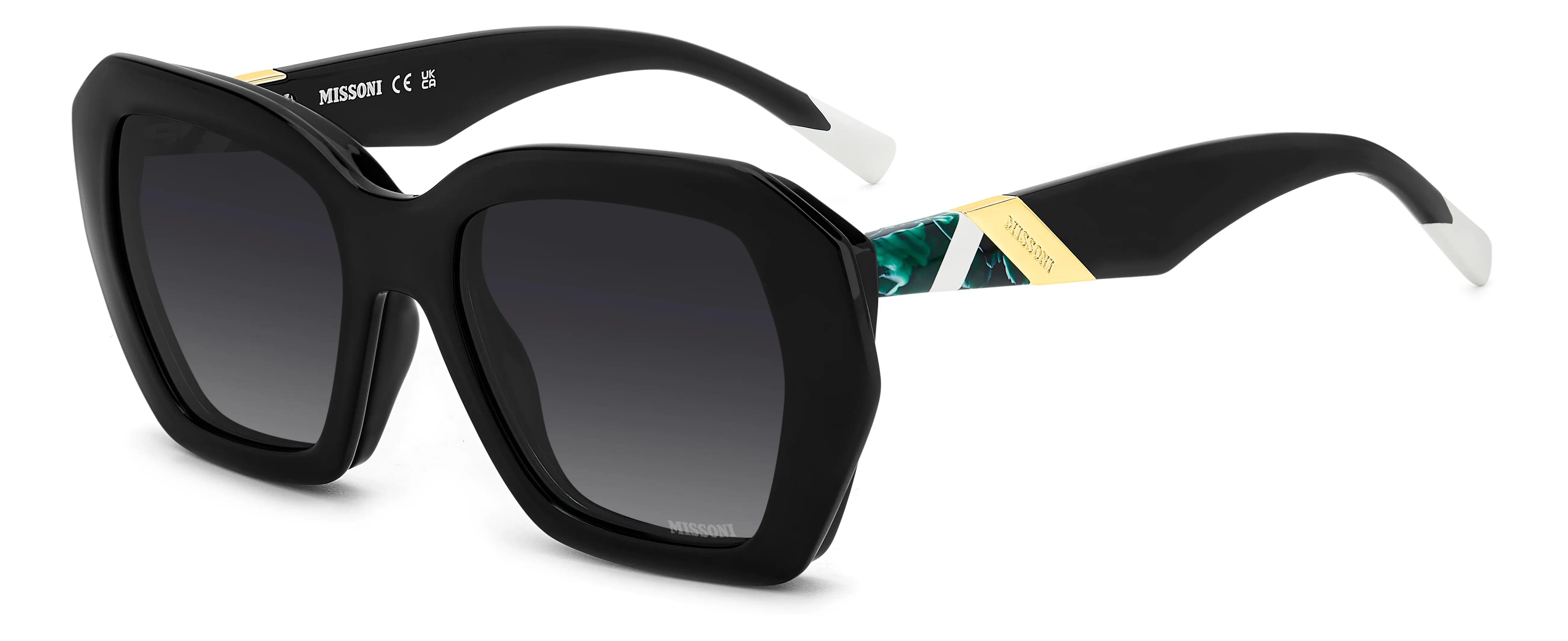 Occhiali da vista con doppio clip on da sole Missoni MIS 0222/C2 807 WJ