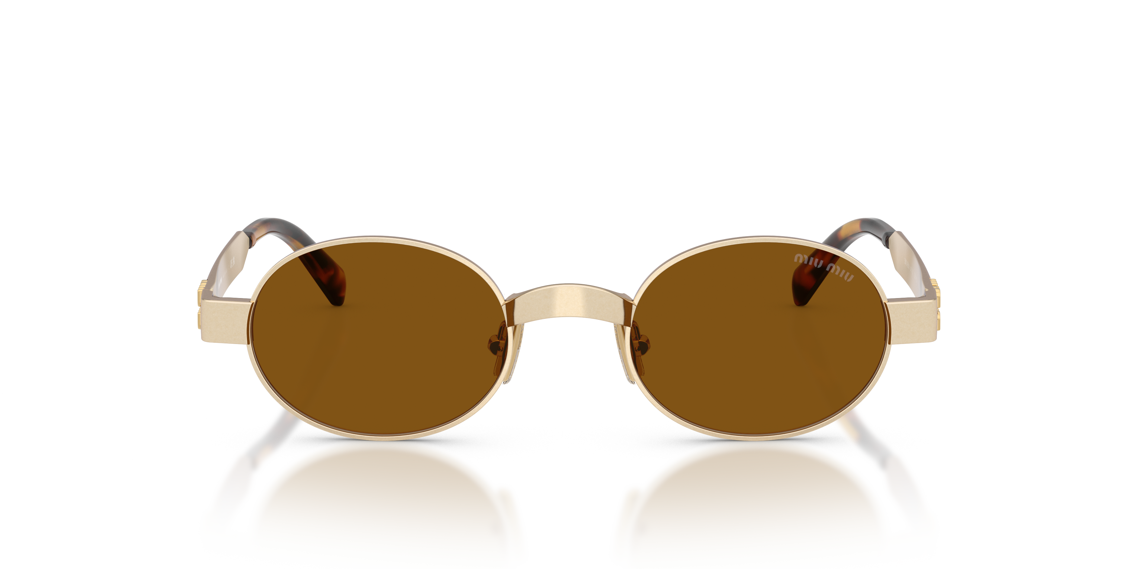 Miu Miu MU B51S 22M20V Old gold sunglasses