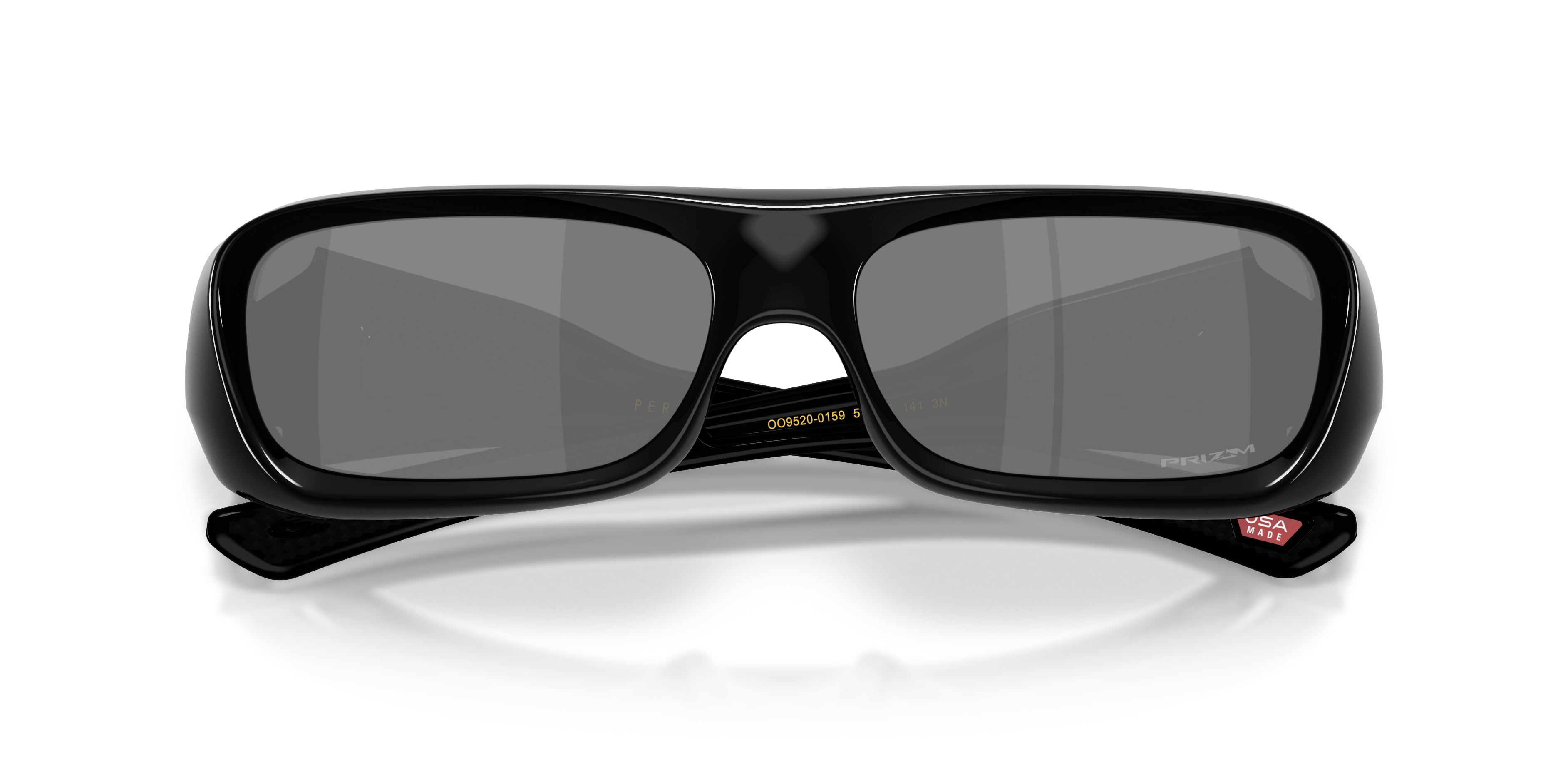 Occhiali da sole sportivi Oakley OO9520 Permian 952001 Nero