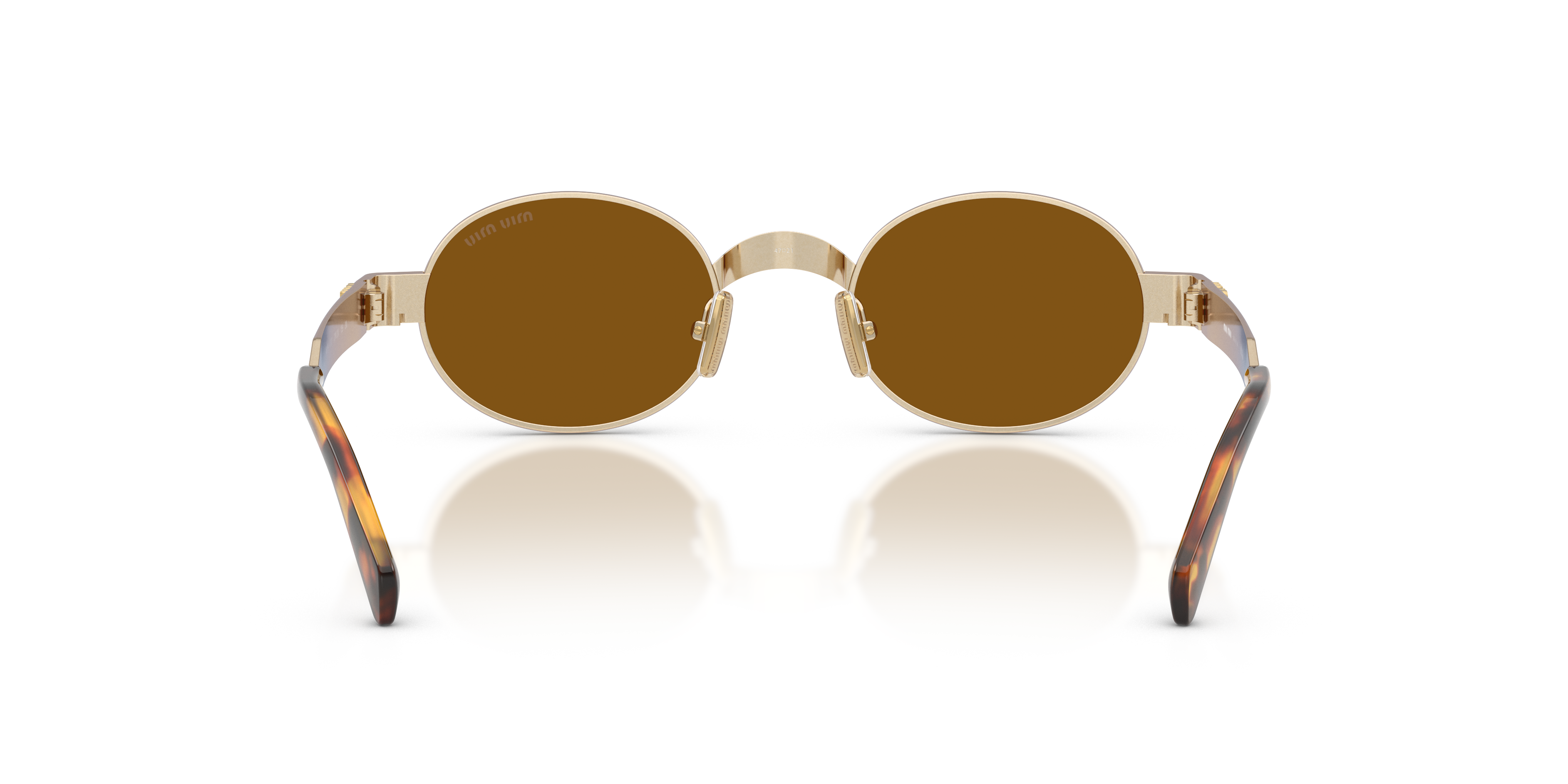 Miu Miu MU B51S 22M20V Old gold sunglasses