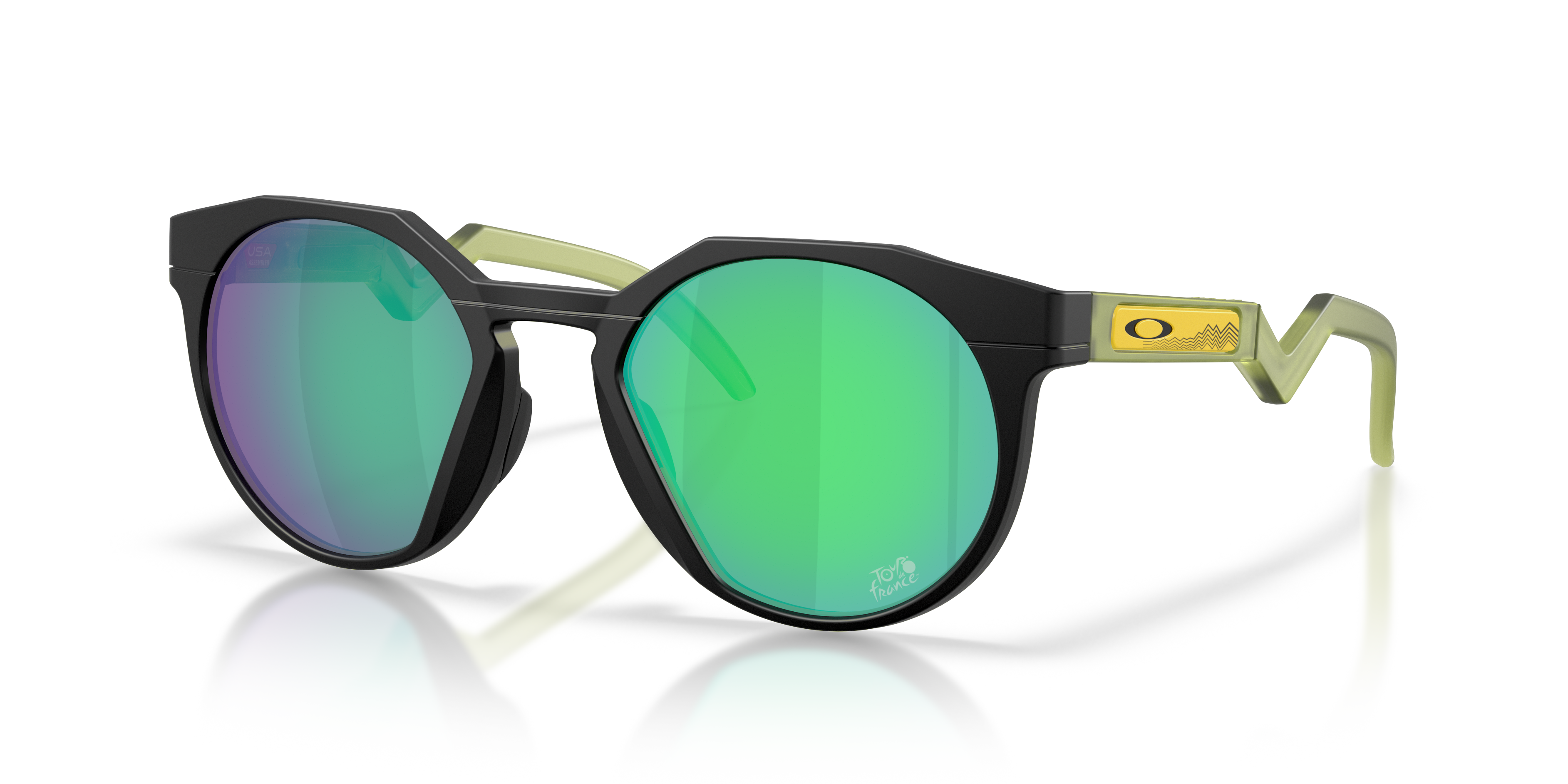 Occhiali da sole sportivi Oakley OO9242 Hstn 924222 Nero opaco