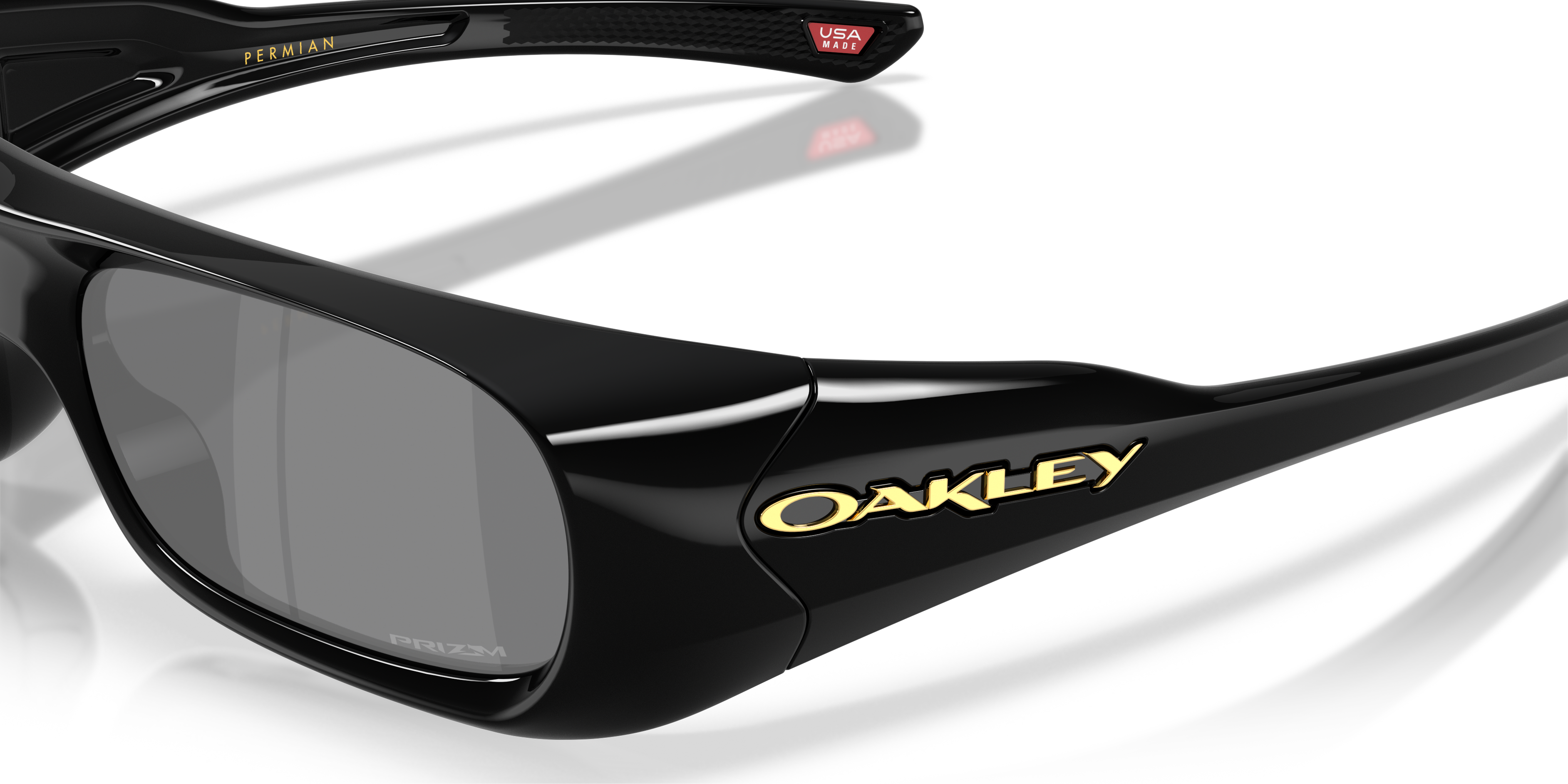 Occhiali da sole sportivi Oakley OO9520 Permian 952001 Nero