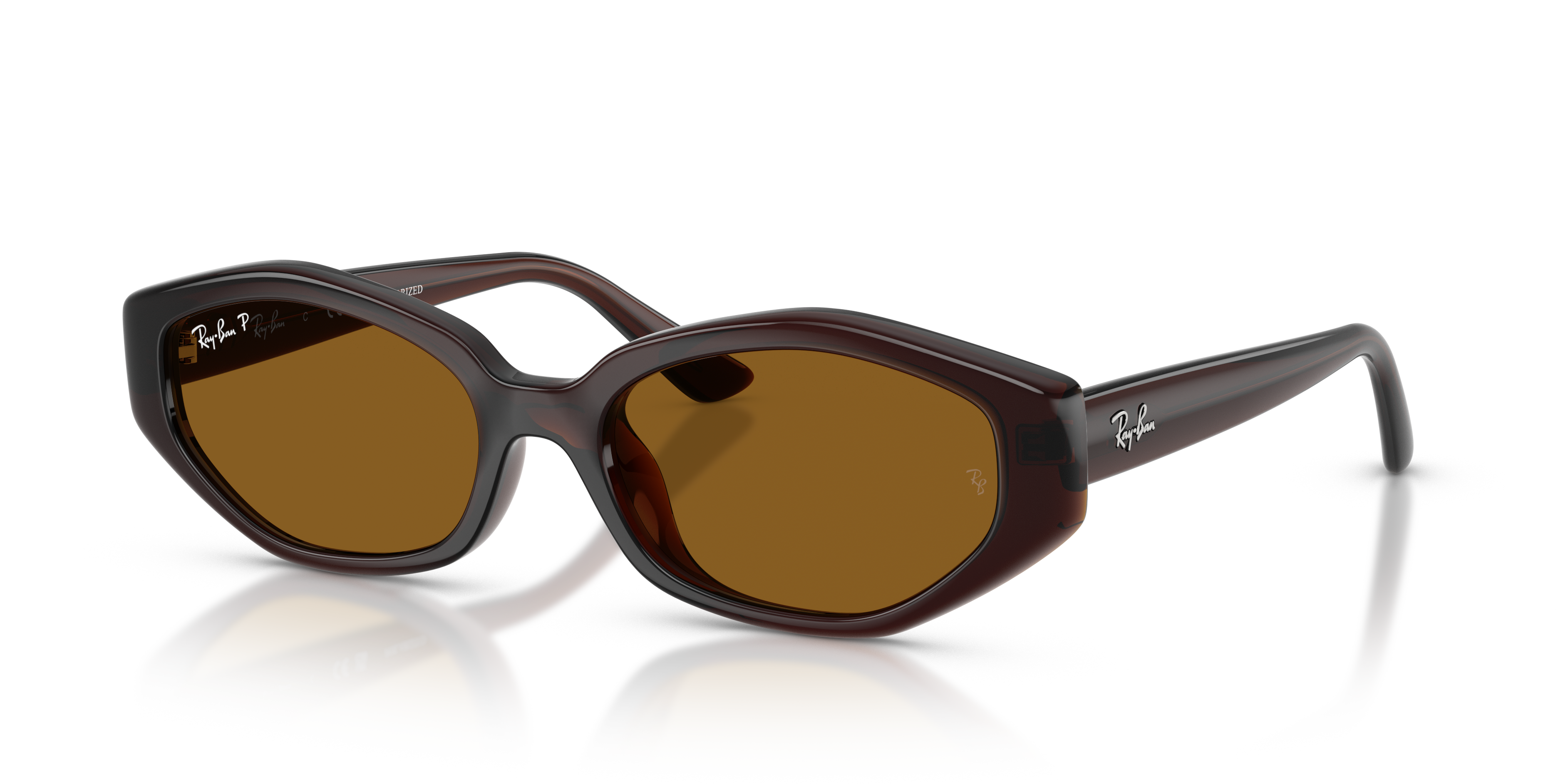 Occhiali da sole Ray-Ban RB4473D 714/83 Marrone scuro Polarizzato