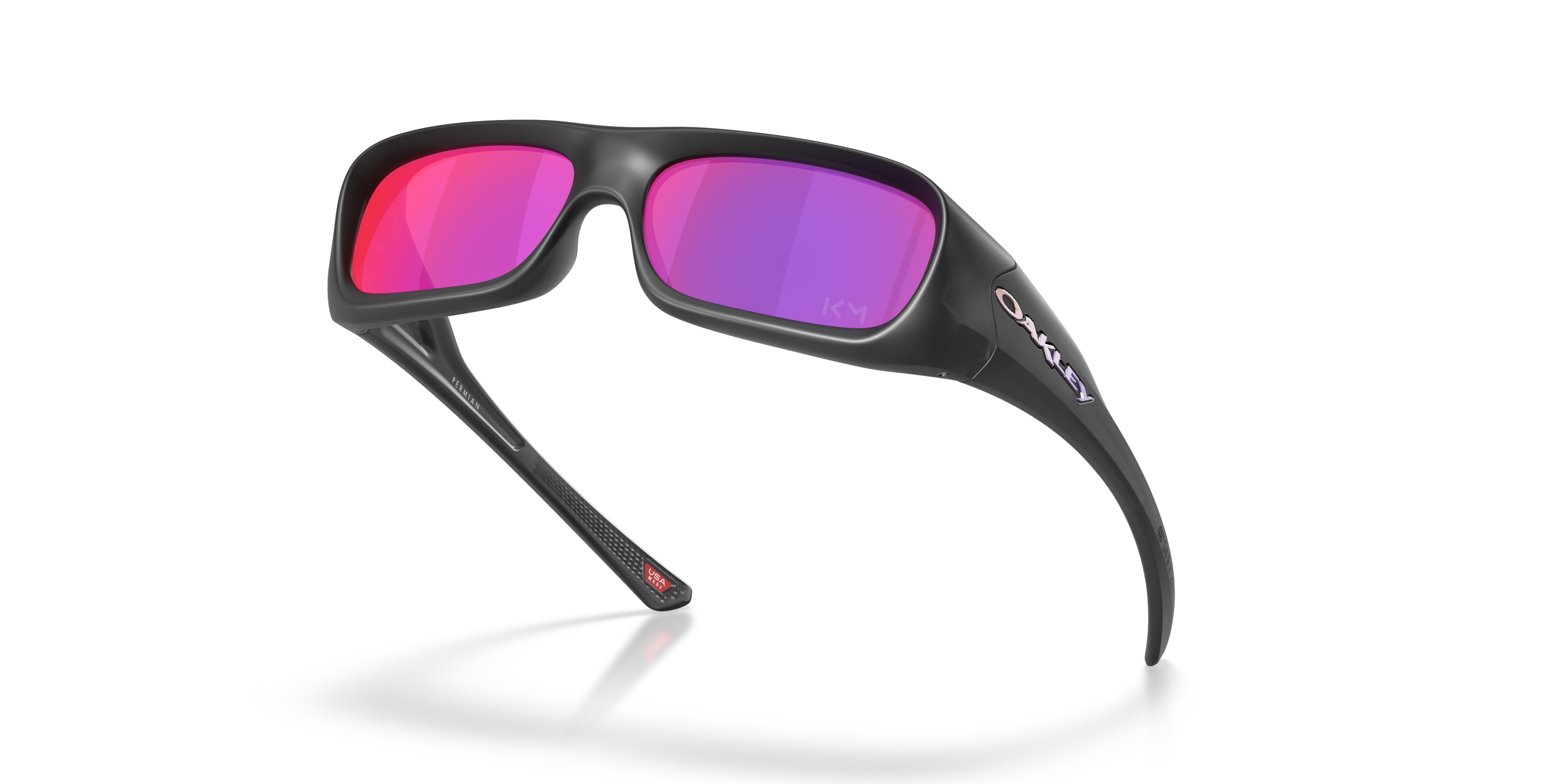 Occhiali da sole sportivi Oakley OO9520 Permian 952007 Black ink opaco
