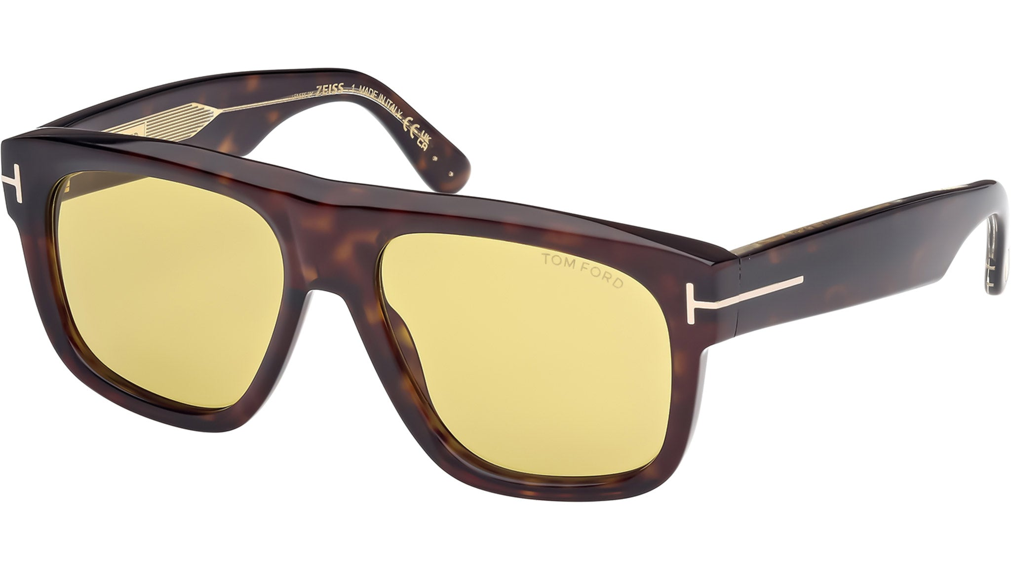 Occhiali da sole da uomo Tom Ford ICON FT1201 52E Avana Scura