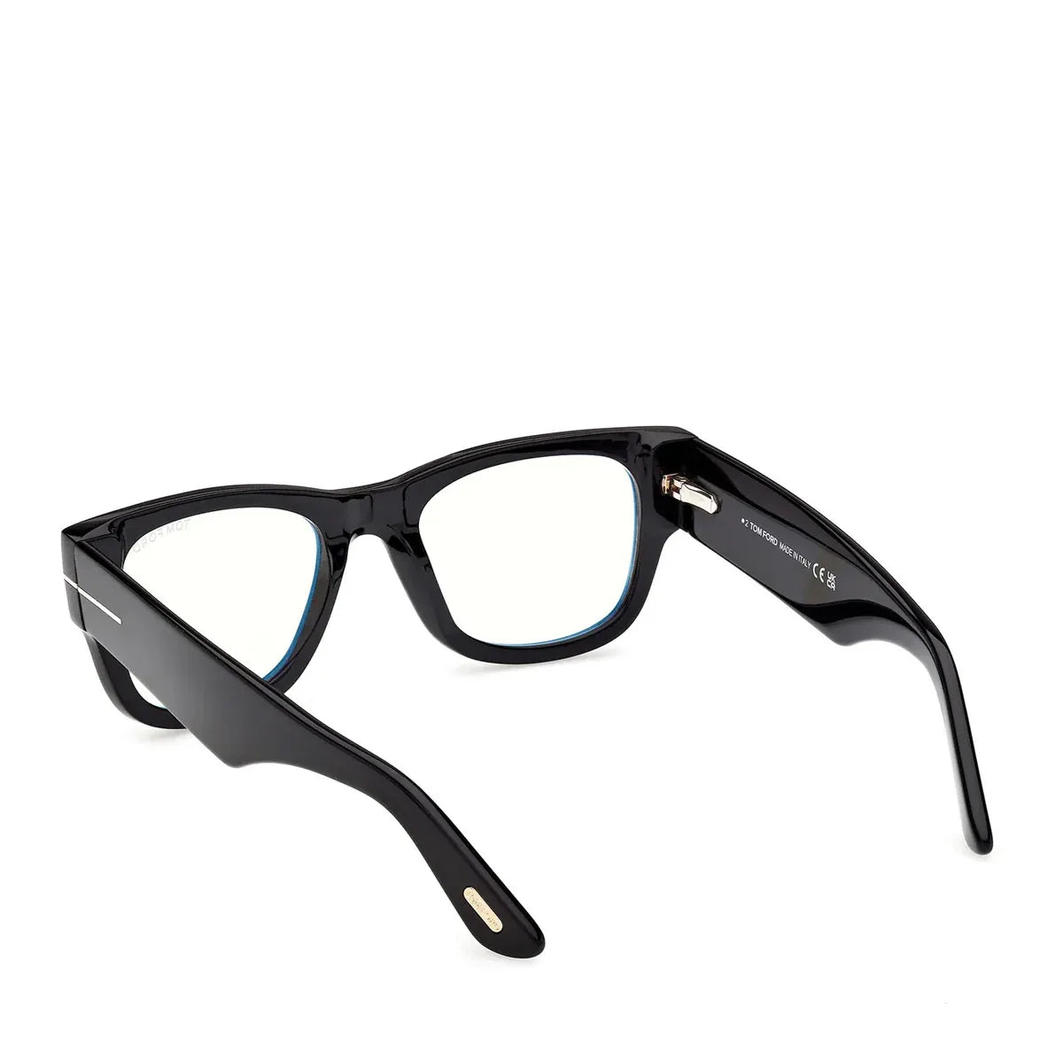 Tom Ford Men's Clip-On Eyeglasses FT6099 001 Gloss Black