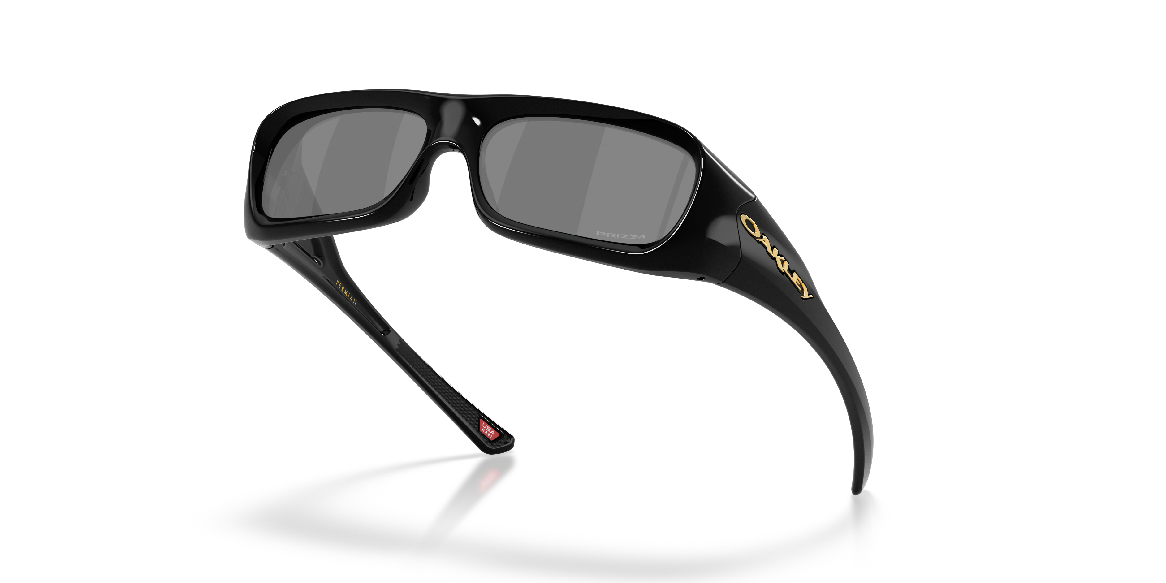 Occhiali da sole sportivi Oakley OO9520 Permian 952001 Nero