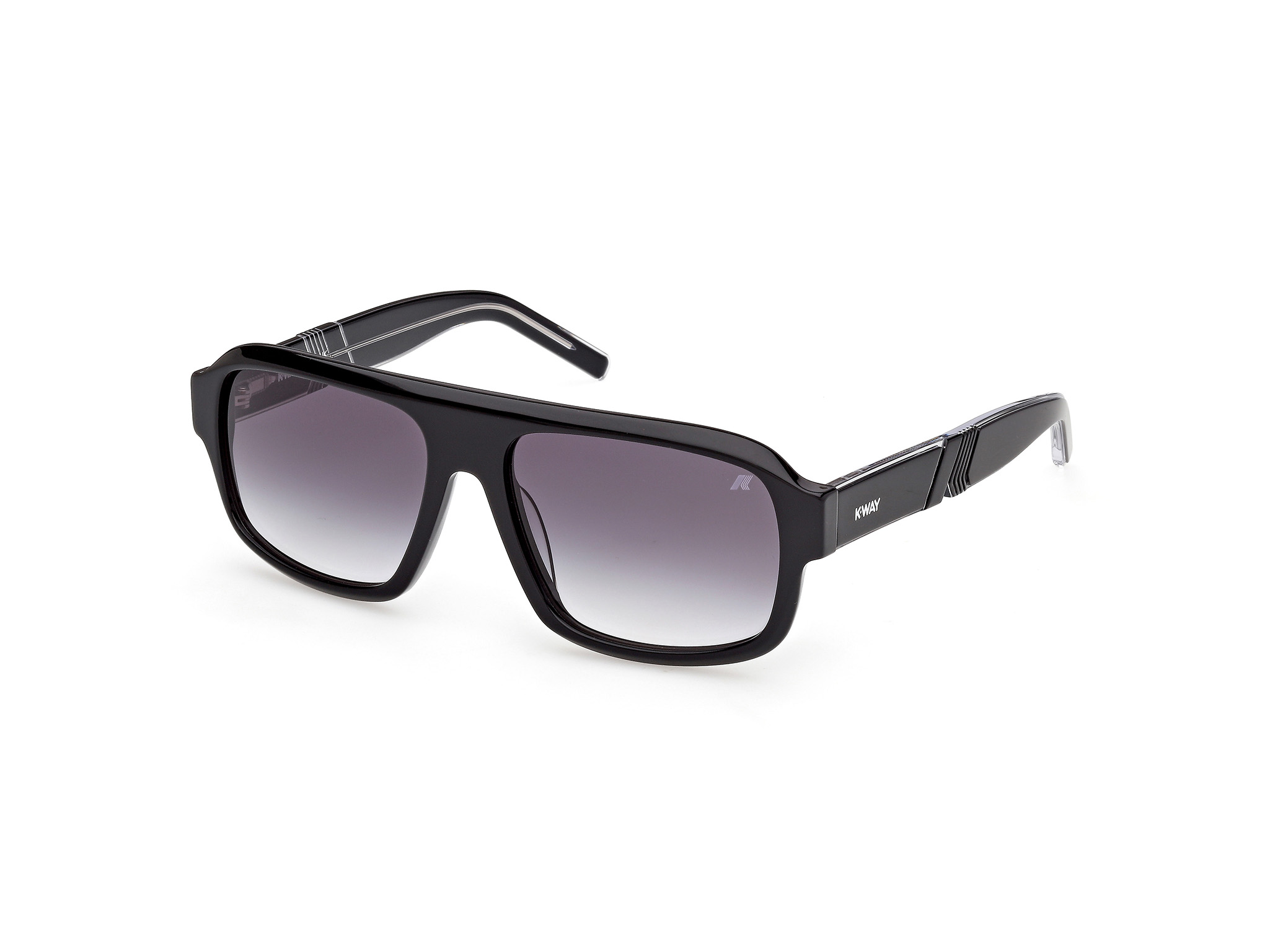 Occhiali da sole K-Way KW0024 01B Nero Lucido