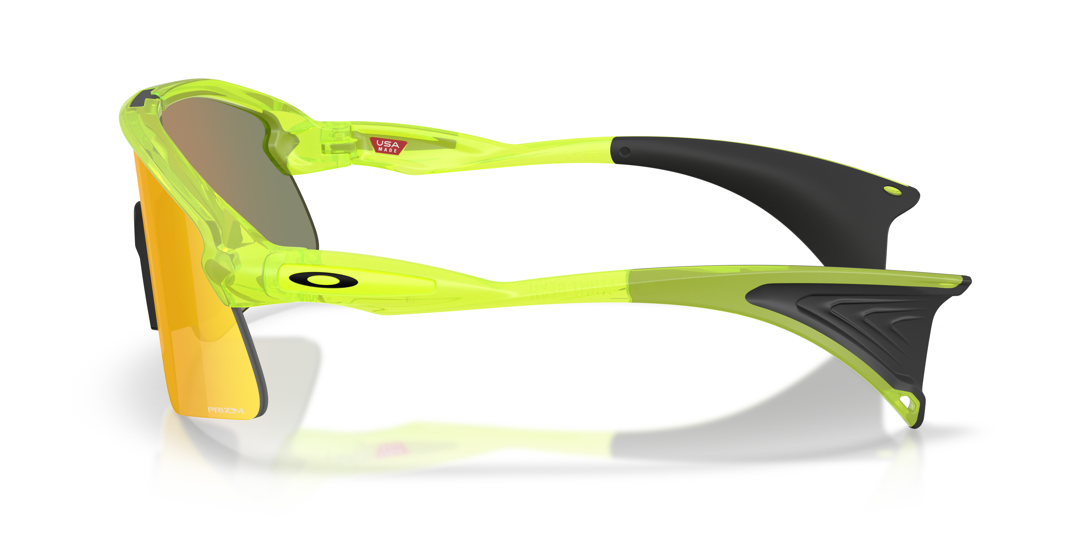 Occhiali da sole sportivi Oakley OO9518 Stunt devil s 951803 Uranio opaco