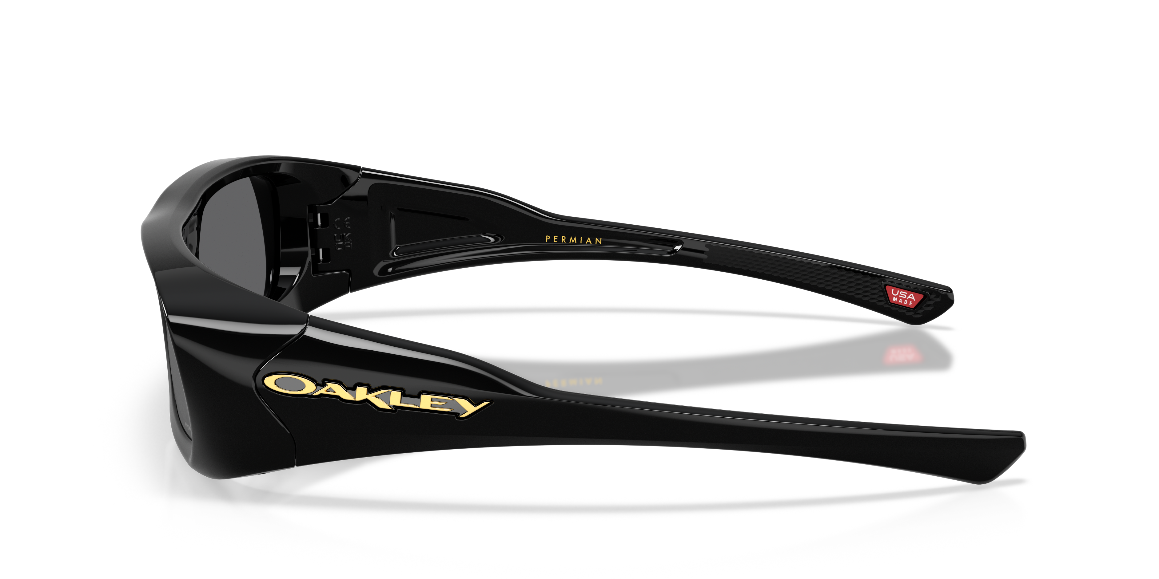 Occhiali da sole sportivi Oakley OO9520 Permian 952001 Nero