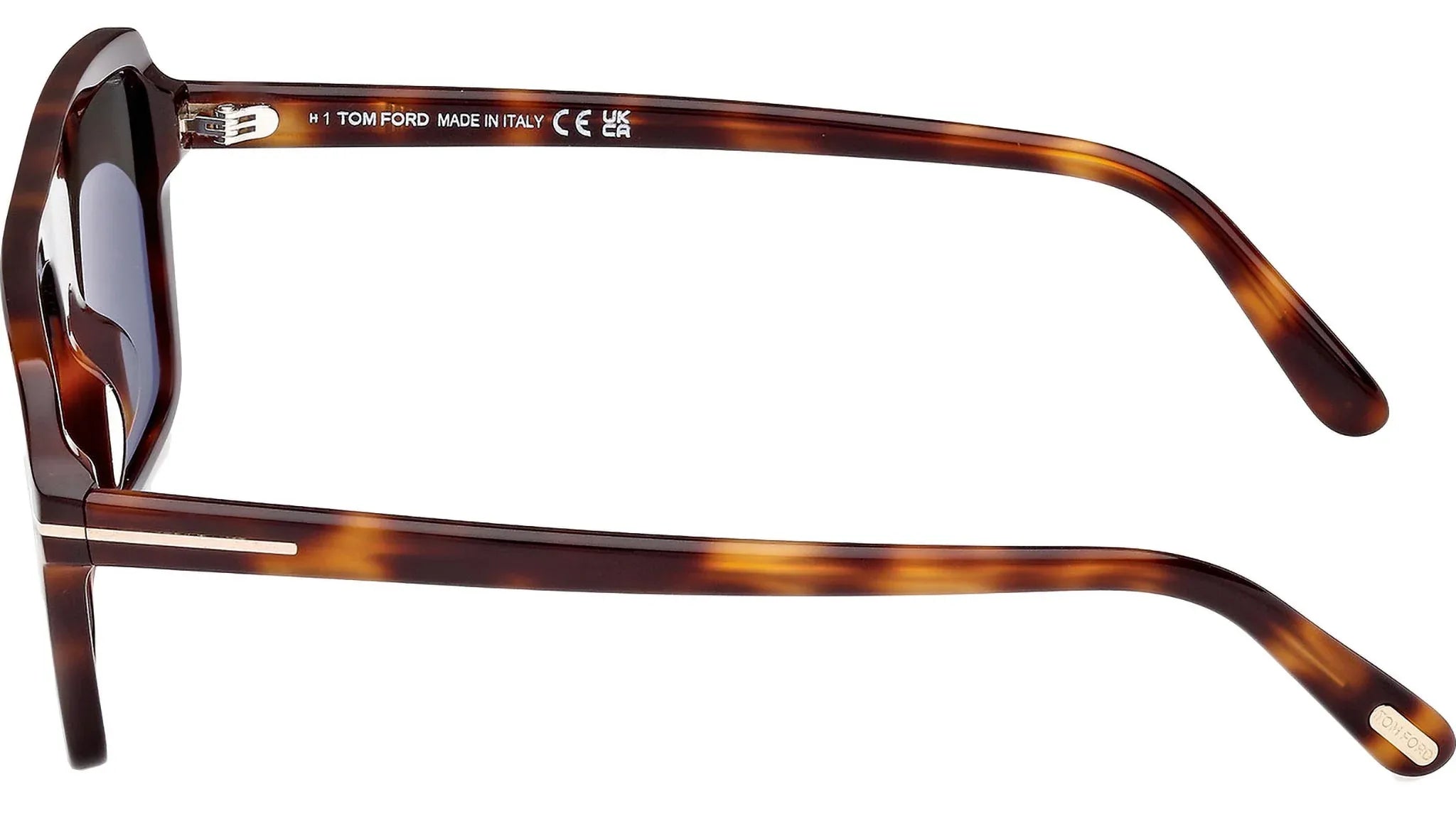 Tom Ford FT1176 Vincent 53N Havana Blonde Men's Sunglasses