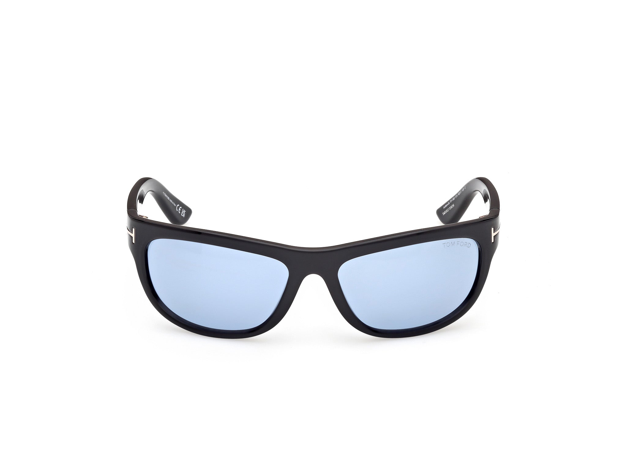 Occhiali da sole da uomo Tom Ford FT1363 ANDERS 02 01V Nero Lucido