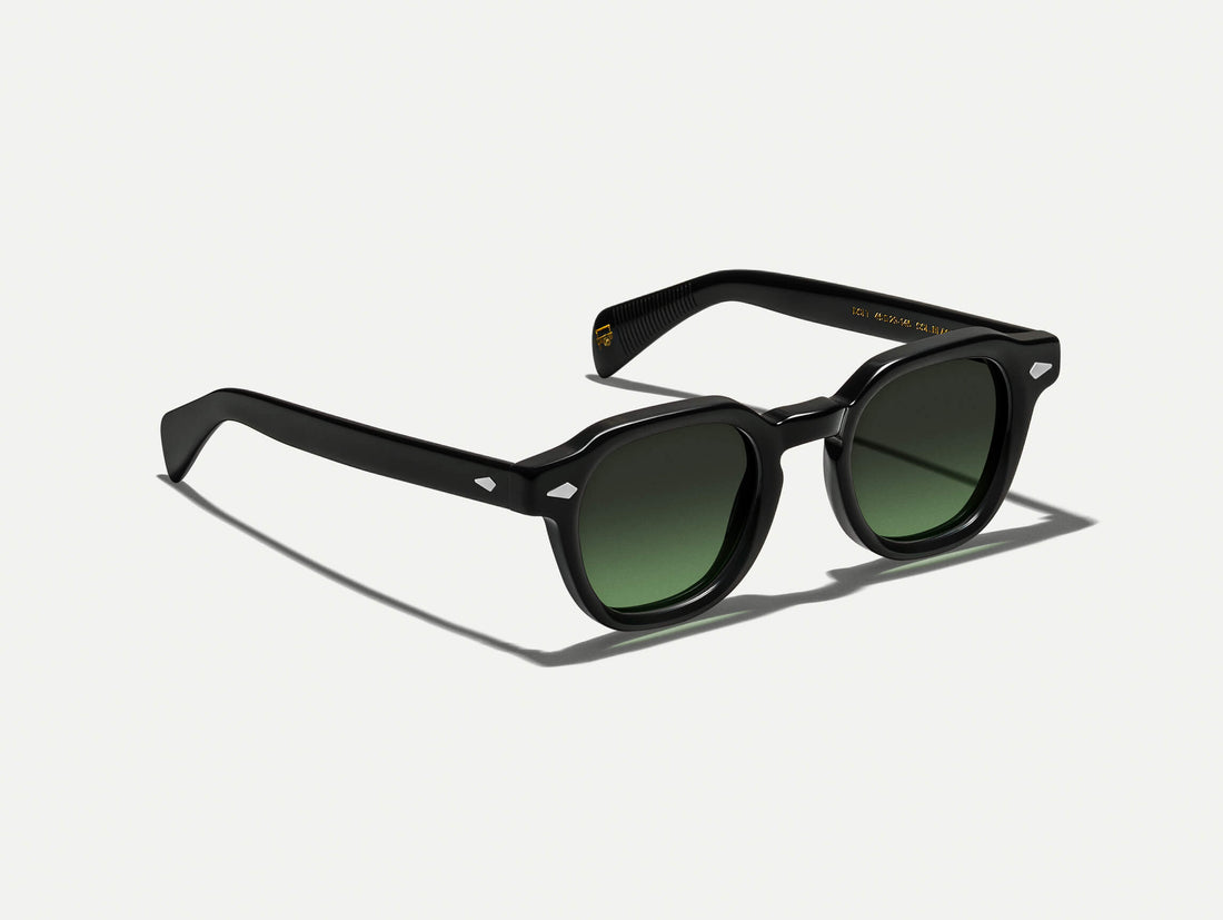 Occhiali da sole Moscot Dolt Sun 49 Black Forest Wood