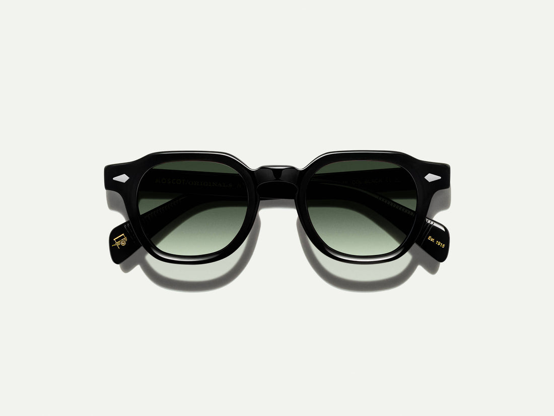 Occhiali da sole Moscot Dolt Sun 49 Black G-15 Fade Lenses