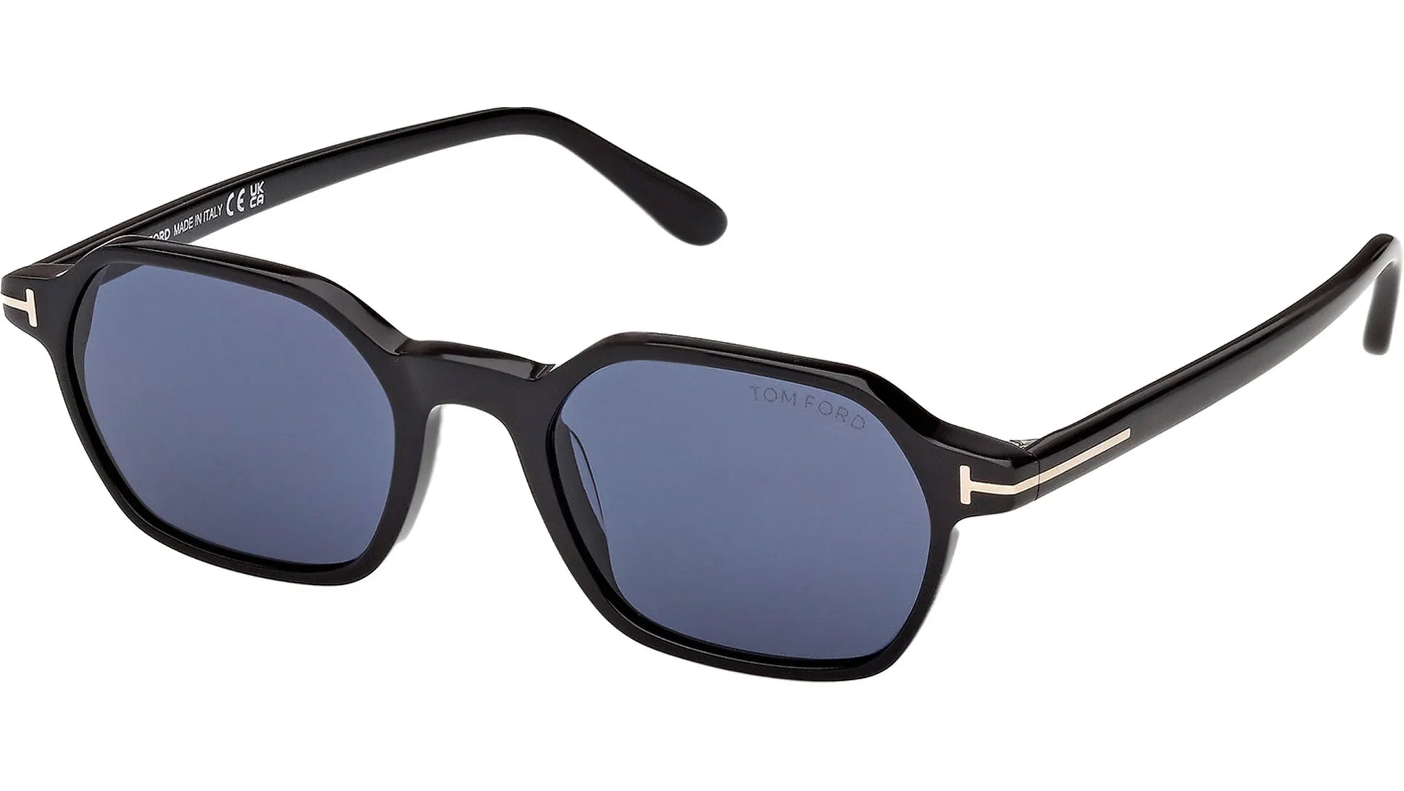 Occhiali da sole da uomo Tom Ford FT1301 Joey-02 01V Nero Lucido