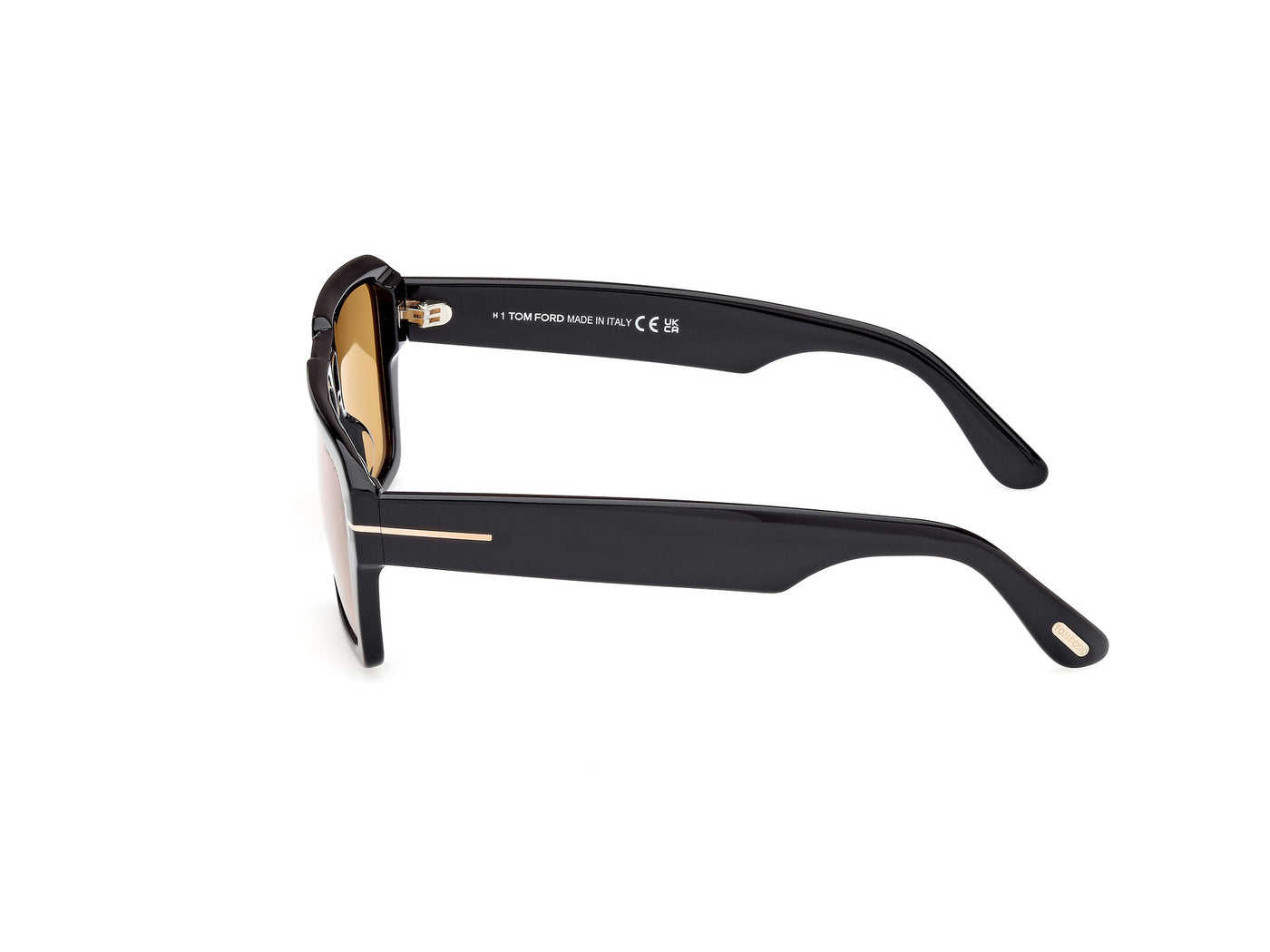 Occhiali da sole da uomo Tom Ford FT1153 REDFORD 01E Nero Lucido