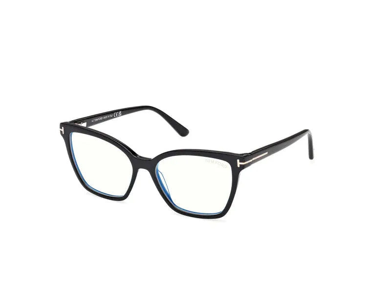 Occhiali da donna da vista Tom Ford FT5641-B 005 Nero Lucido