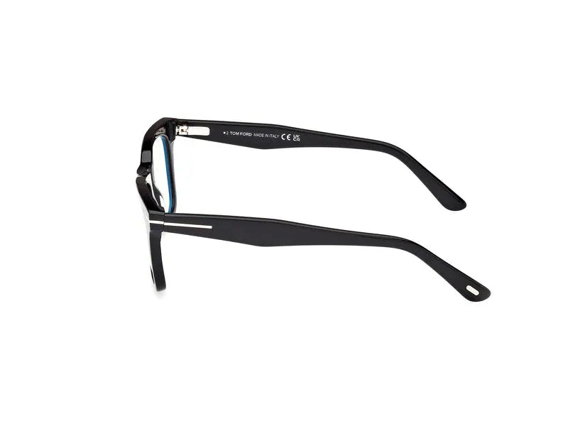 Men's Clip-On Eyeglasses FT5970-B 001 Gloss Black