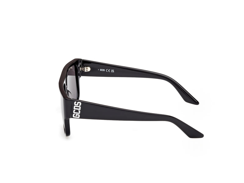 Occhiali da sole unisex GCDS GD0063 01A Nero Lucido