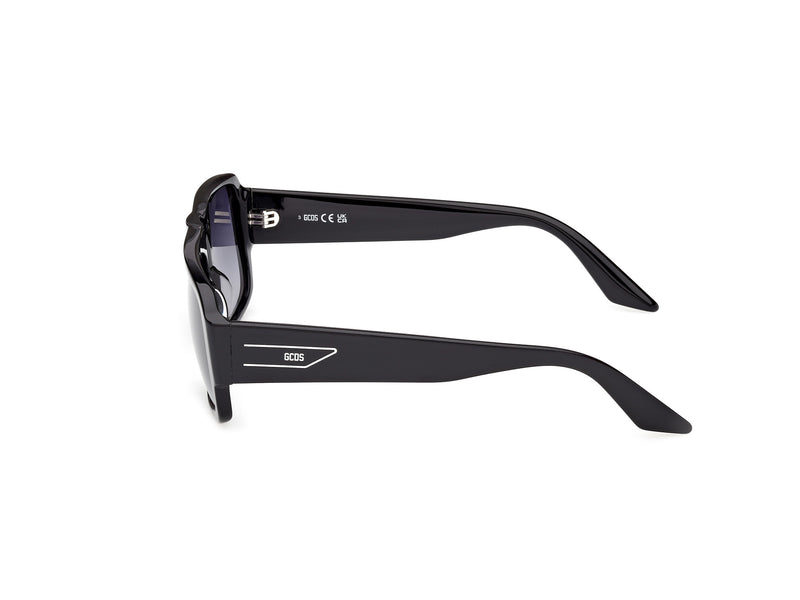 Occhiali da sole unisex GCDS GD0069 01A Nero Lucido