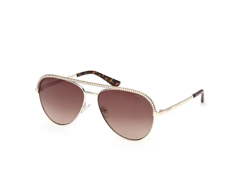 Guess GU00271 32F Shiny Pale Gold Women's Sunglasses