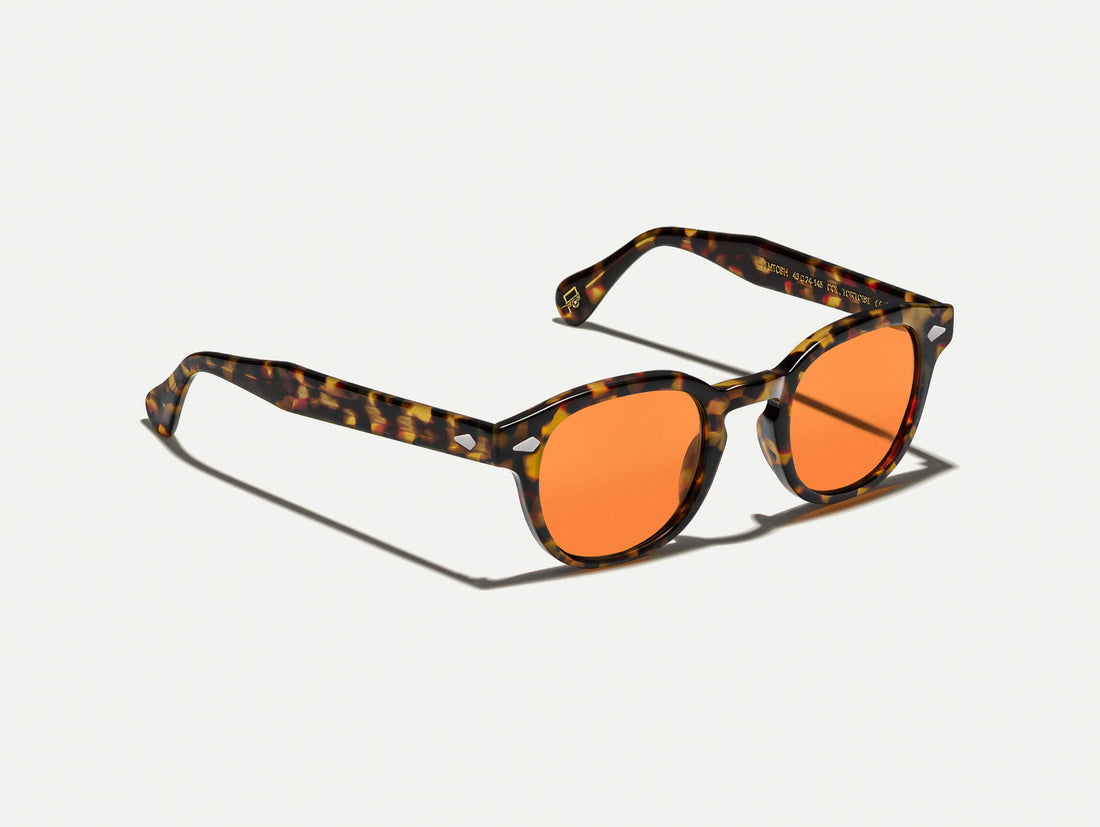 Occhiali da sole Moscot Lemtosh Tortoise Woodstock Orange