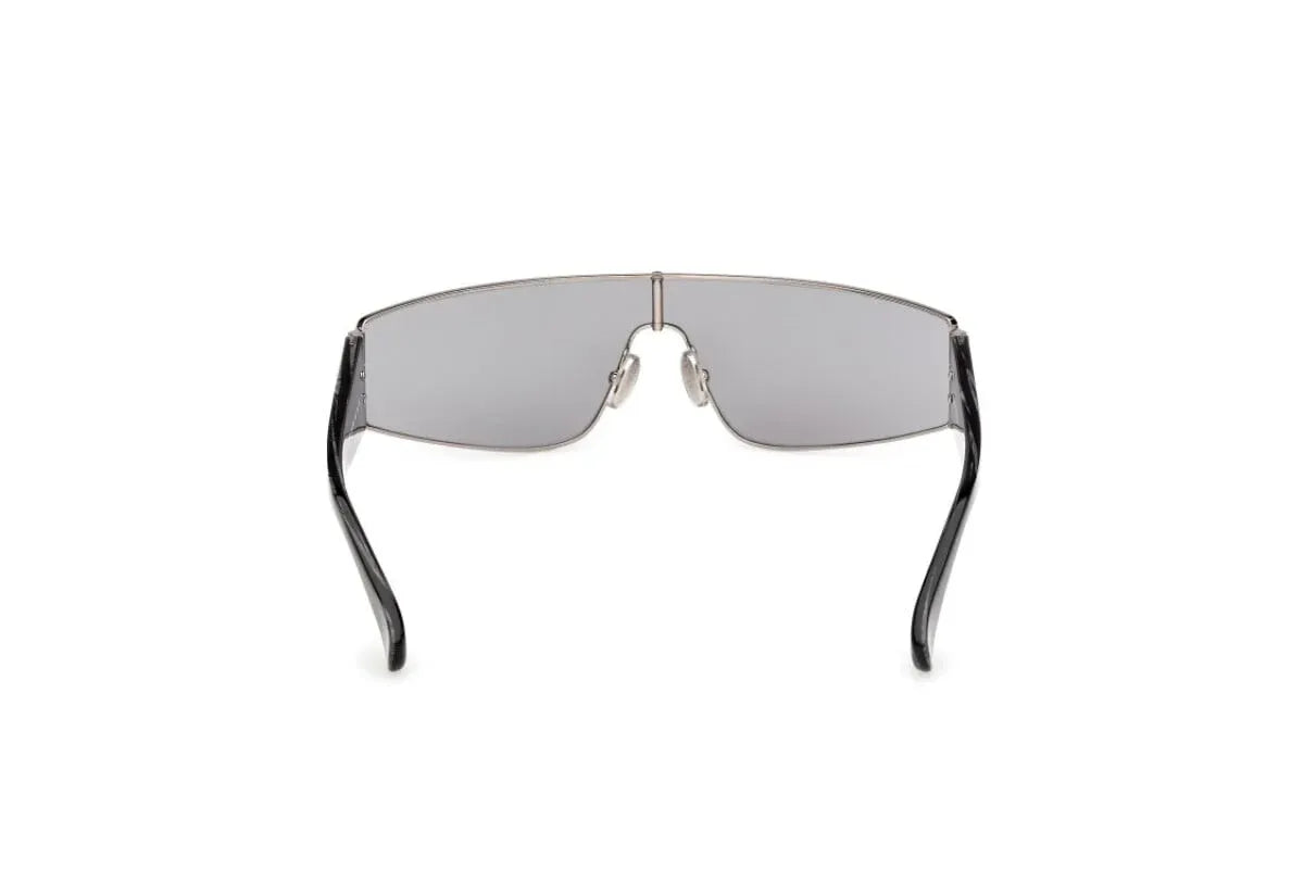 Occhiali da sole da donna MaxMara Space MM0164 14A Rutenio Chiaro Lucido / Corno Nero