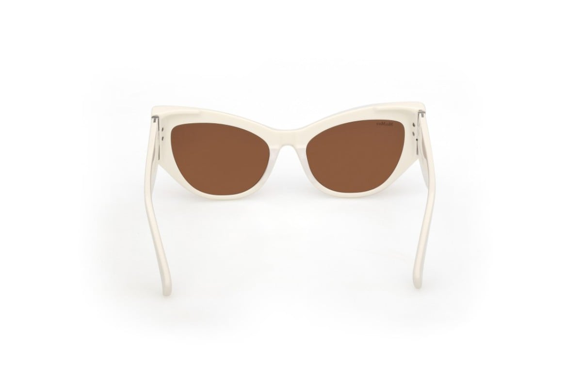 Occhiali da sole da donna MaxMara MM0192 25E Bianco Lucido