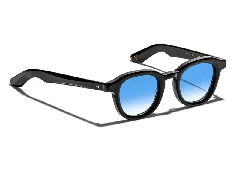 Moscot Dahven Black Broadway Sunglasses Gradient Blue