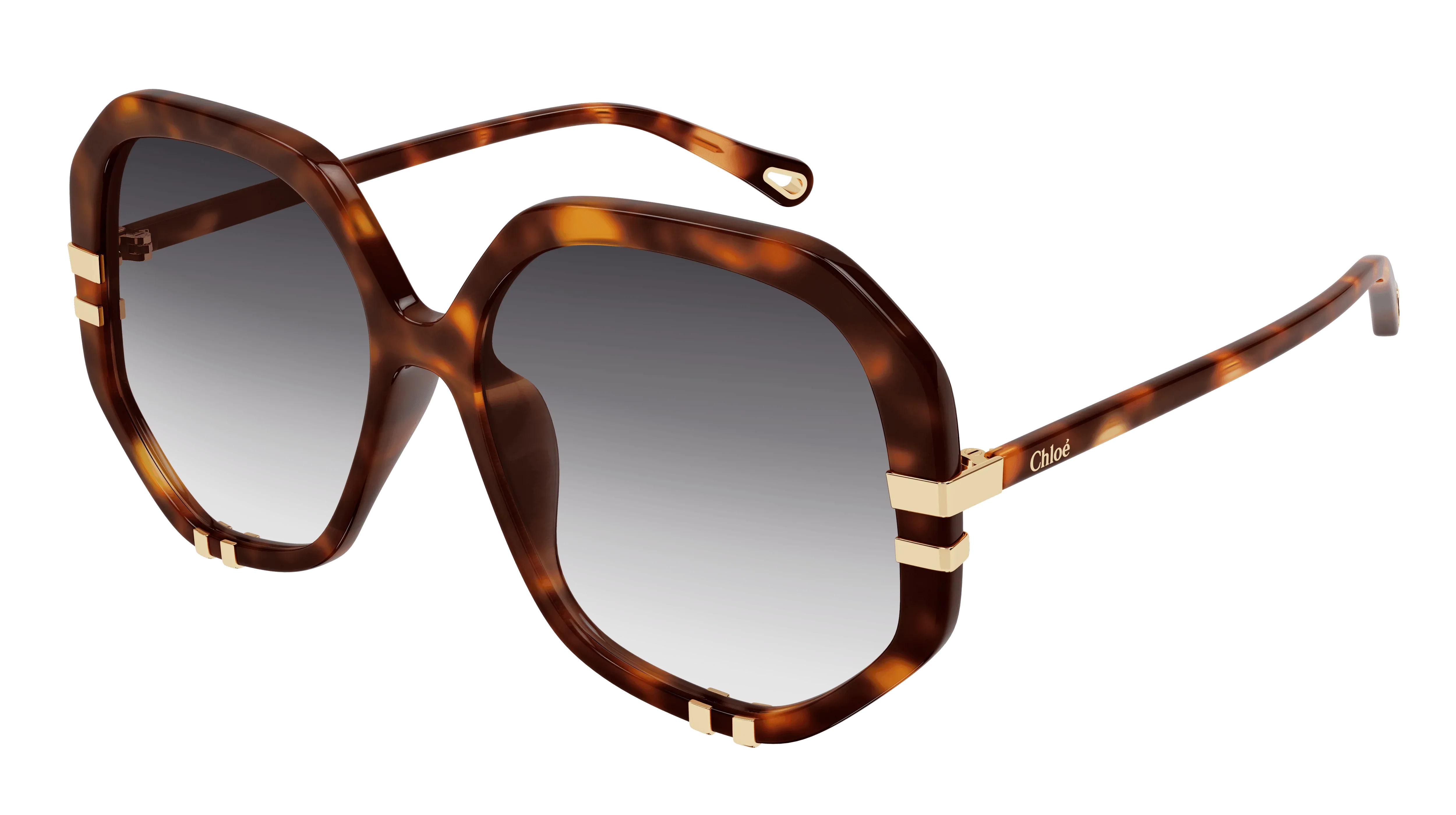 Occhiali da sole da donna Chloé CH0105S 004 Havana grey - Pistilleria