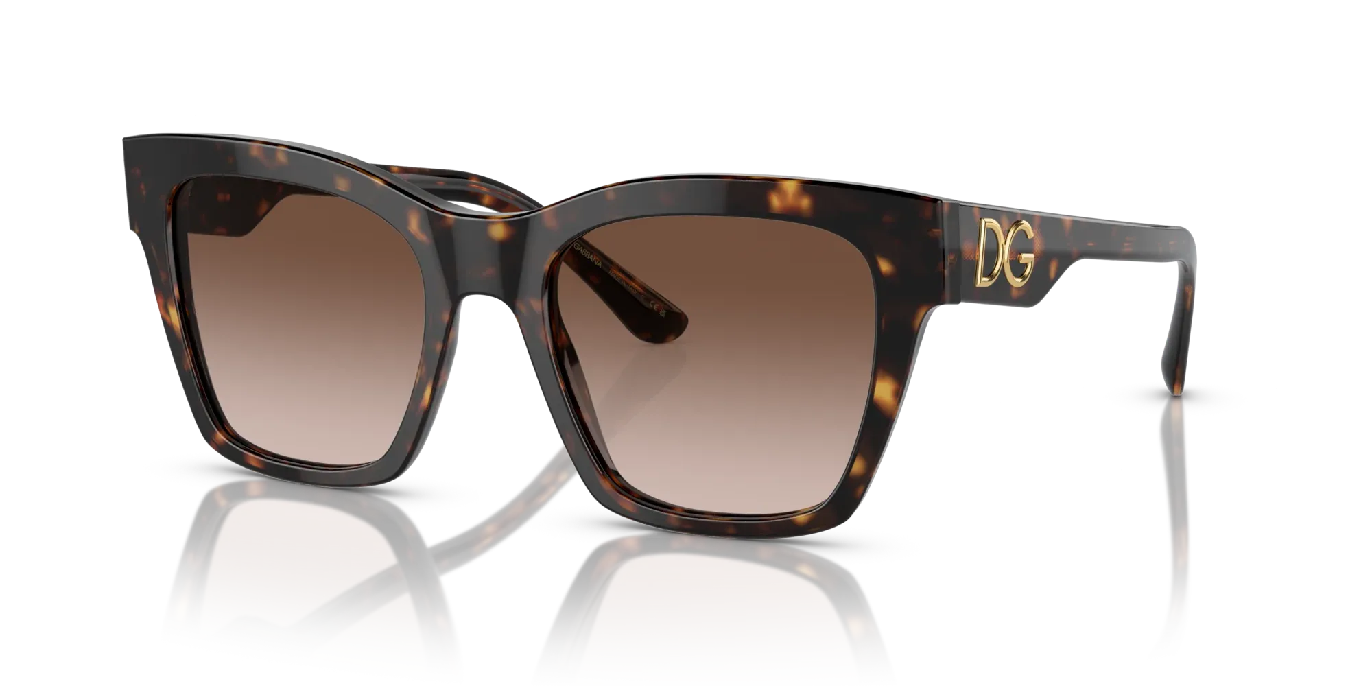 Occhiali da sole da donna Dolce & Gabbana DG4384 502/13 Havana - Pistilleria