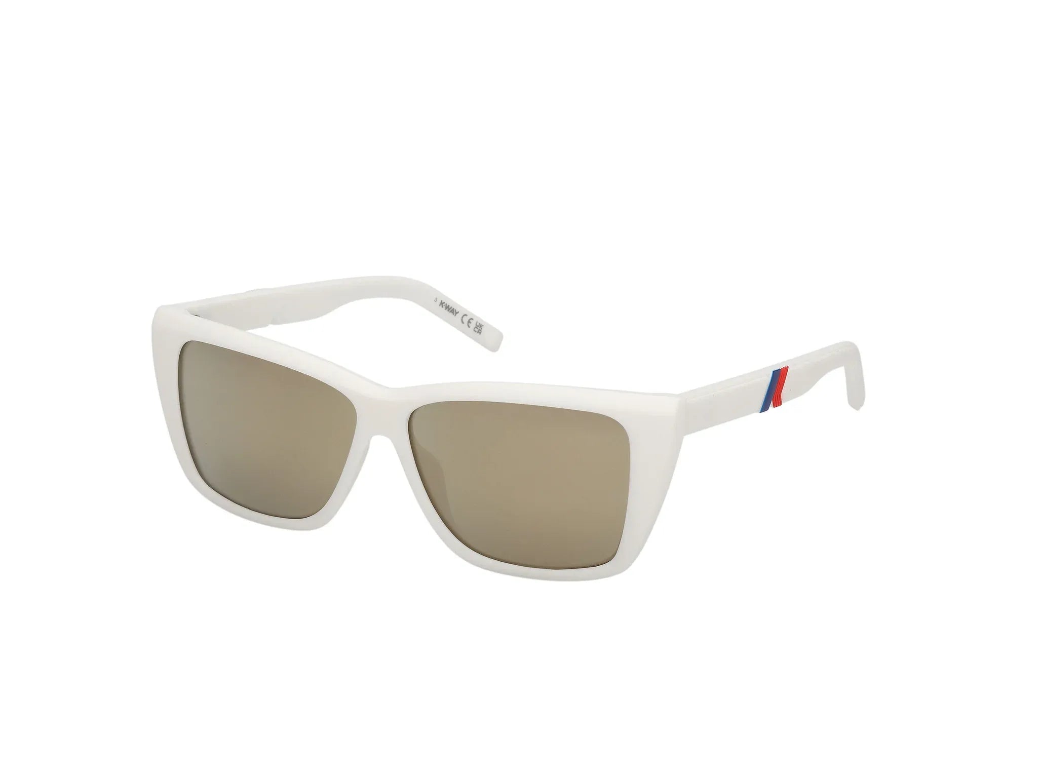 Occhiali da sole da donna K-Way KW0013 21G Bianco Opaco - Pistilleria