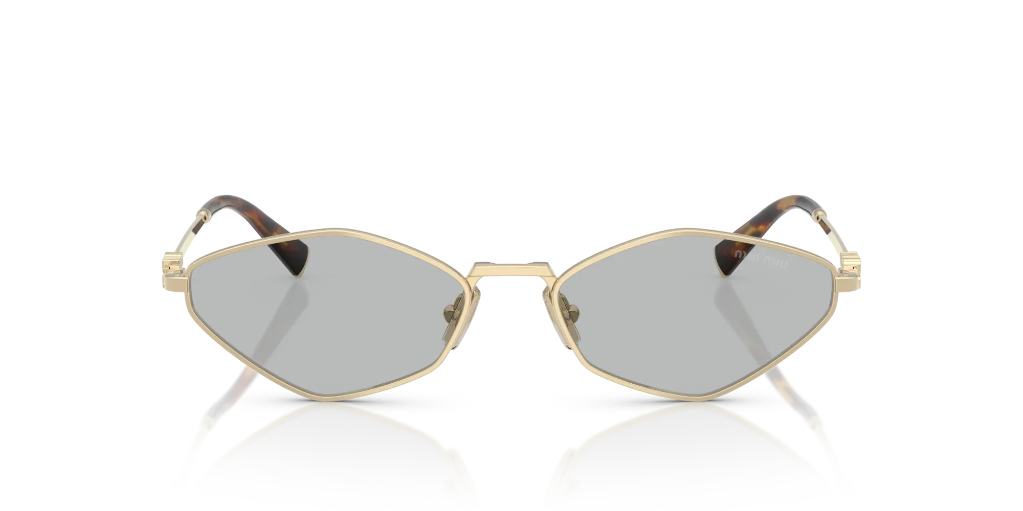 Occhiali da sole da donna Miu Miu MU 56ZS ZVN50K Oro Pallido - Pistilleria